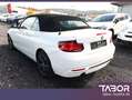 BMW 218 218i Cabriolet Sport Line LED Nav SHZ PDC Temp Weiß - thumbnail 4