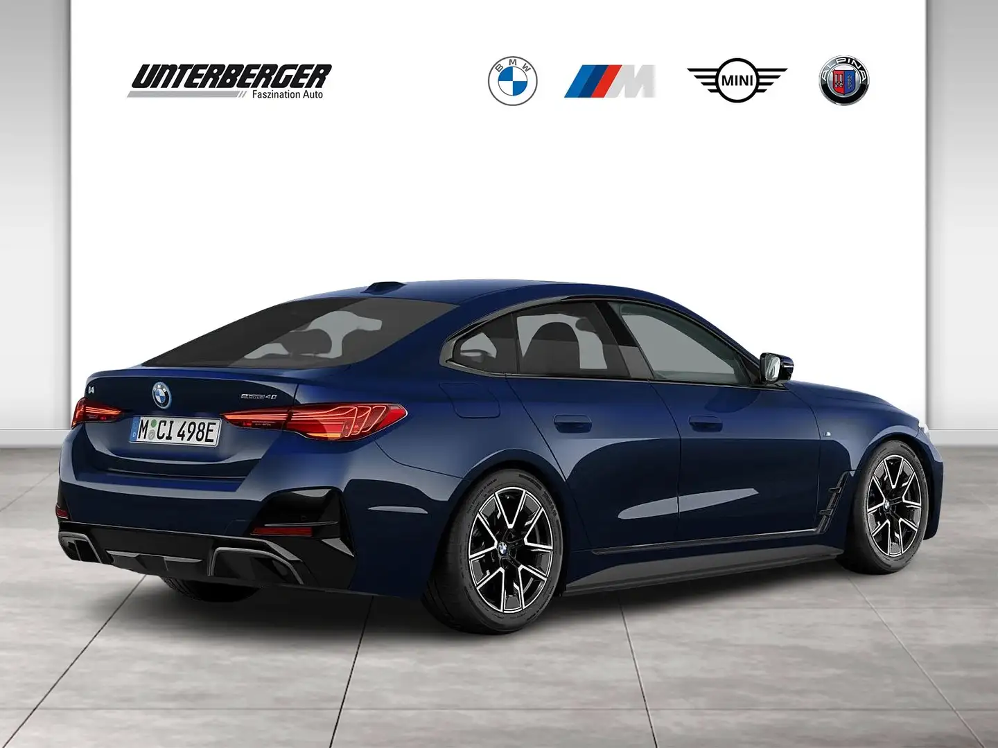 BMW i4 eDrive40 Gran Coupé M Sportpaket GSD ACC 360° Blau - 2