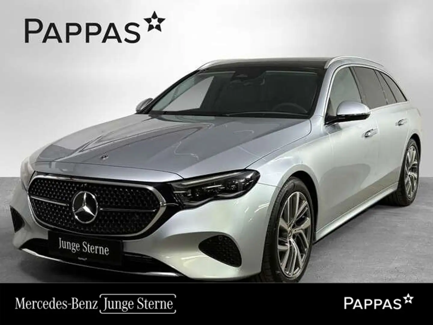 Mercedes-Benz E 220 d T-Modell LED Sitzklima Pano Cam AHK Distr Silber - 1