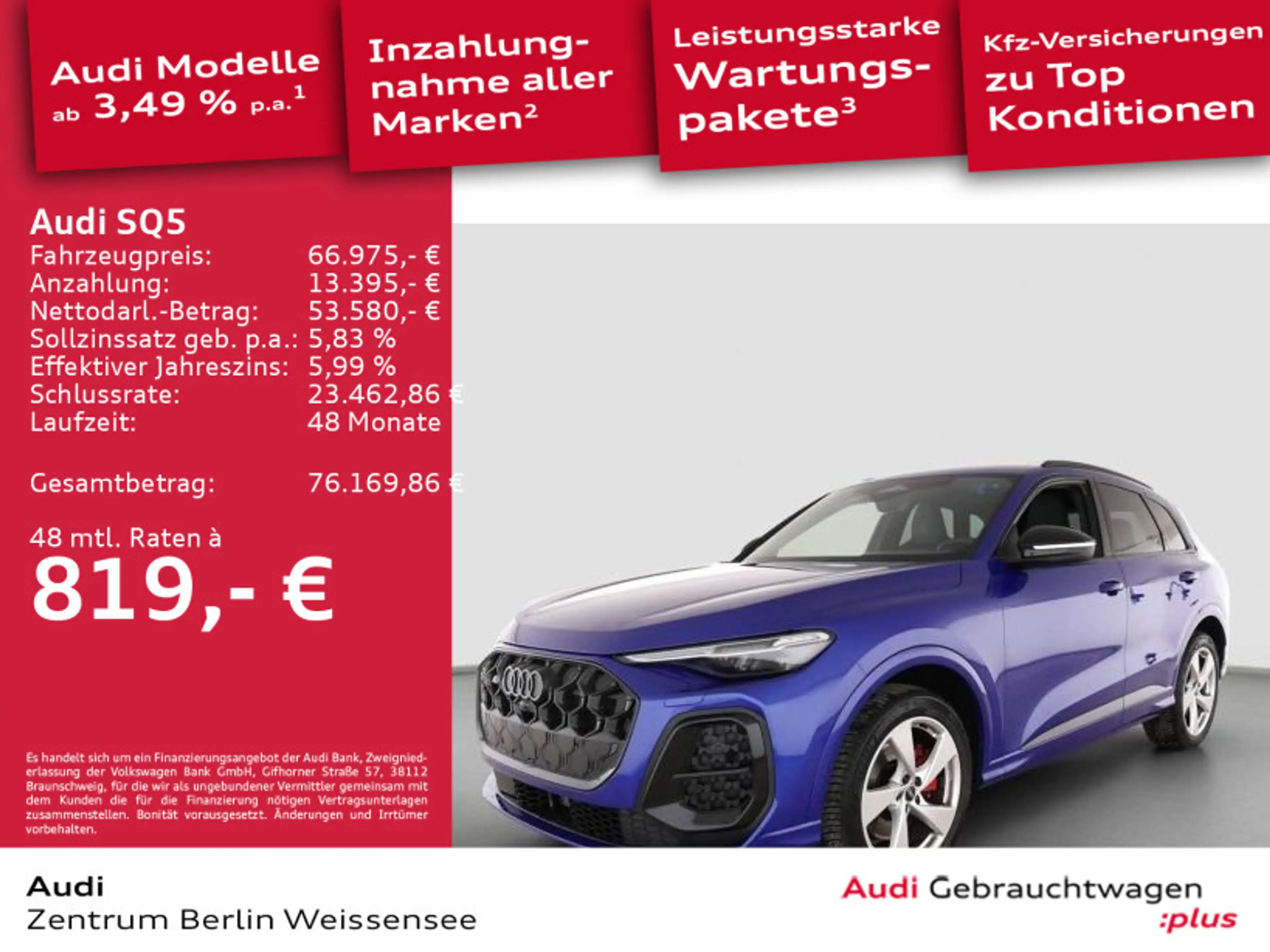 Audi SQ5 SUV TFSI 270 kW QUA*360*AHK*ACC*HUD*LEDER** — photo 2