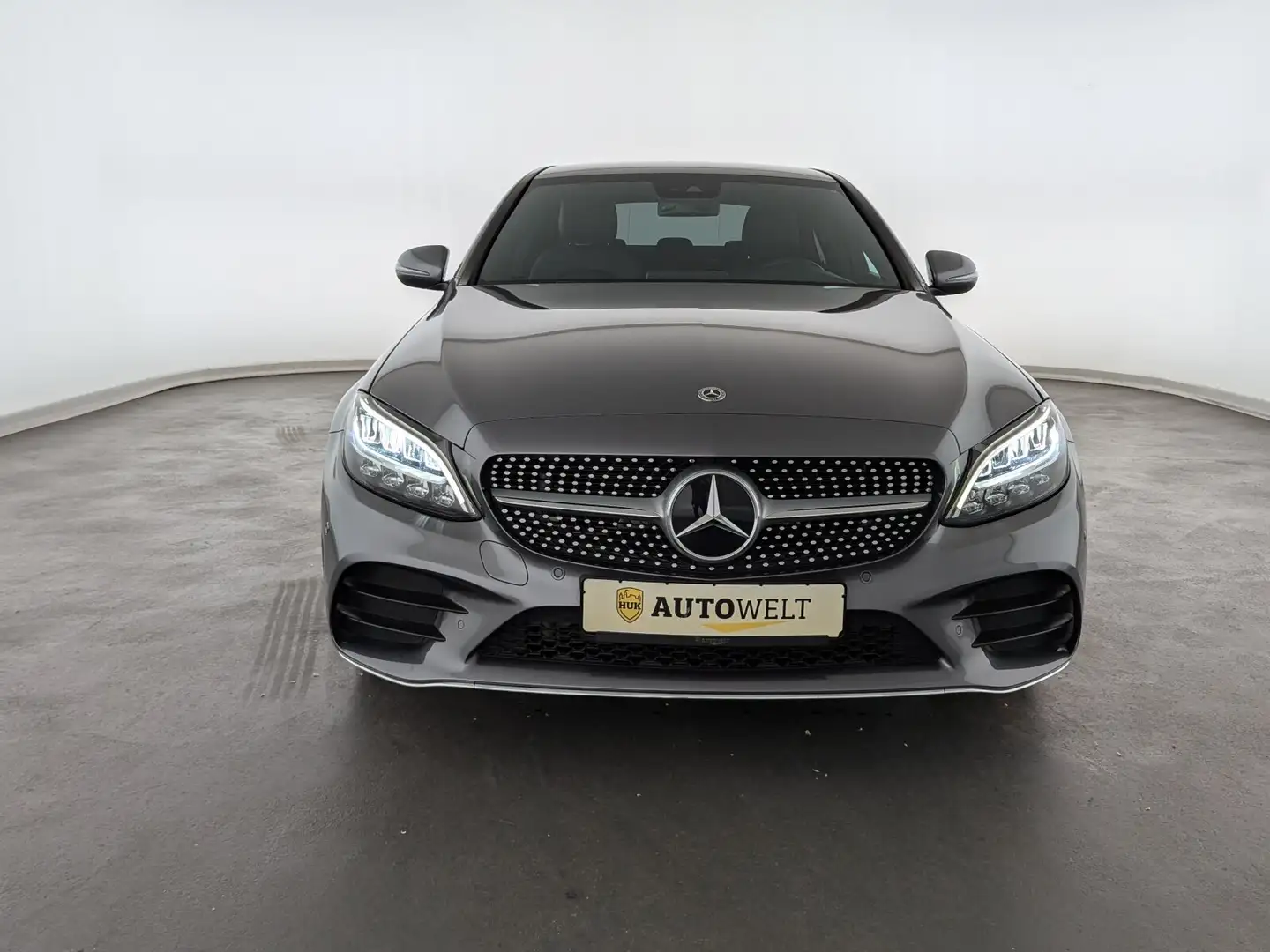 Mercedes-Benz C 300 C 300 AMG Line EURO 6d-TEMP LED+NAV+RFK+SHZ+TEMP Grau - 2