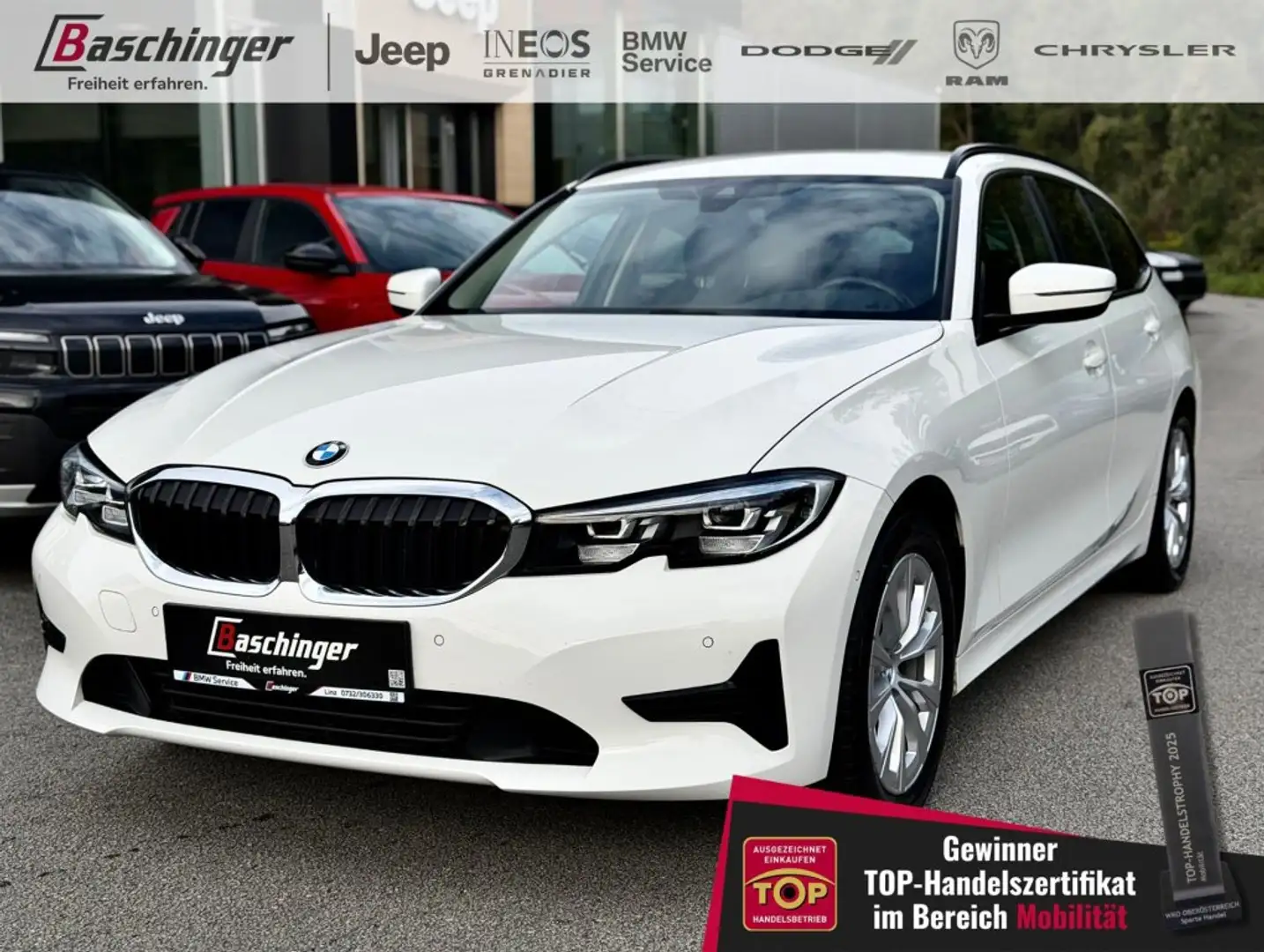 BMW 318 d Touring Advantage Weiß - 1