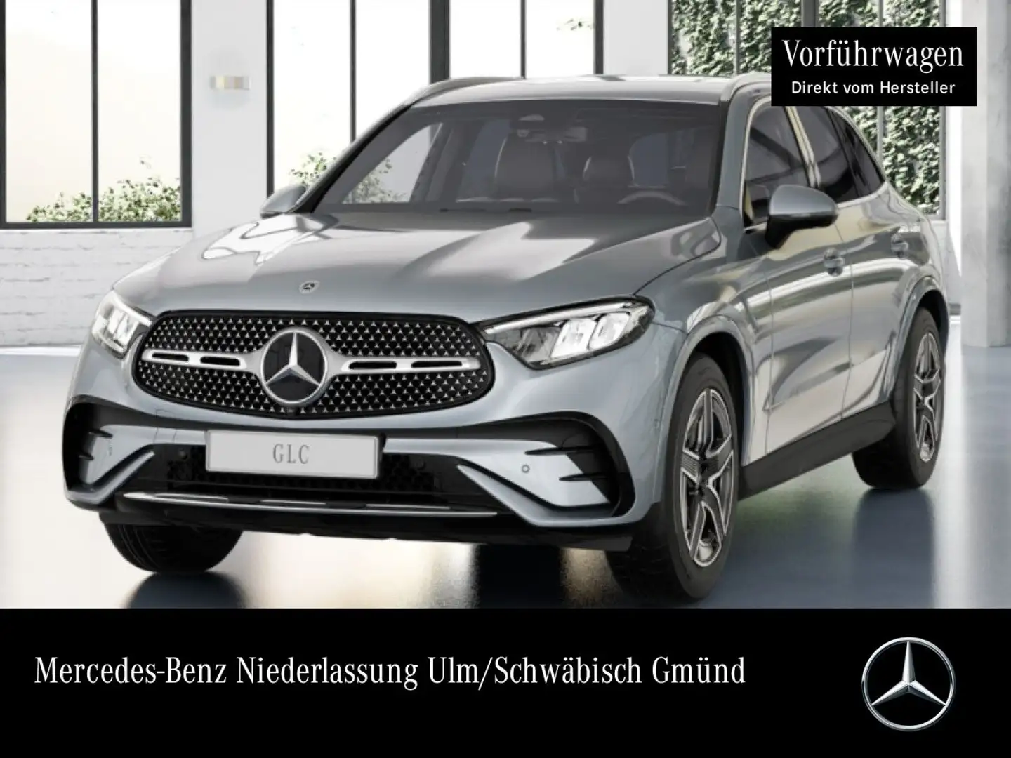 Mercedes-Benz GLC 220 d 4M AMG+360+AHK+LED+TOTW+KEYLESS+9G Silber - 1