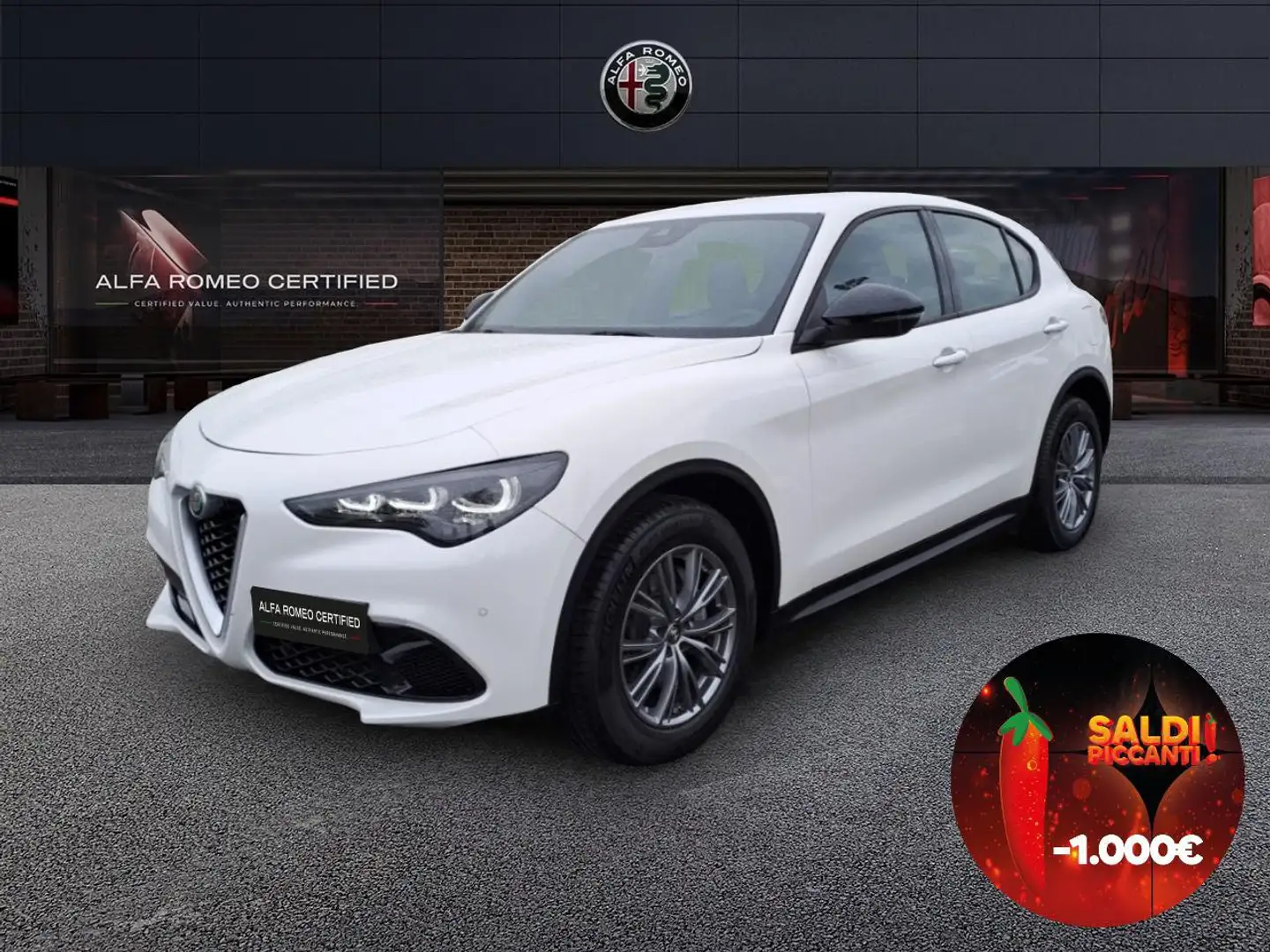 Alfa Romeo Stelvio 2.0 T 280 CV Super AT8 Q4 Bianco - 1