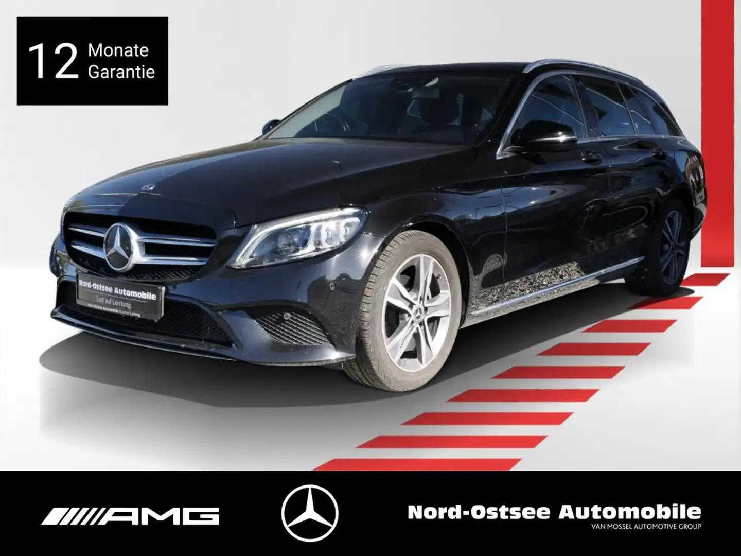 Mercedes-Benz C 180 T AVANTGARDE NAVI KAMERA PANO MULTIBEAM Nero - 1