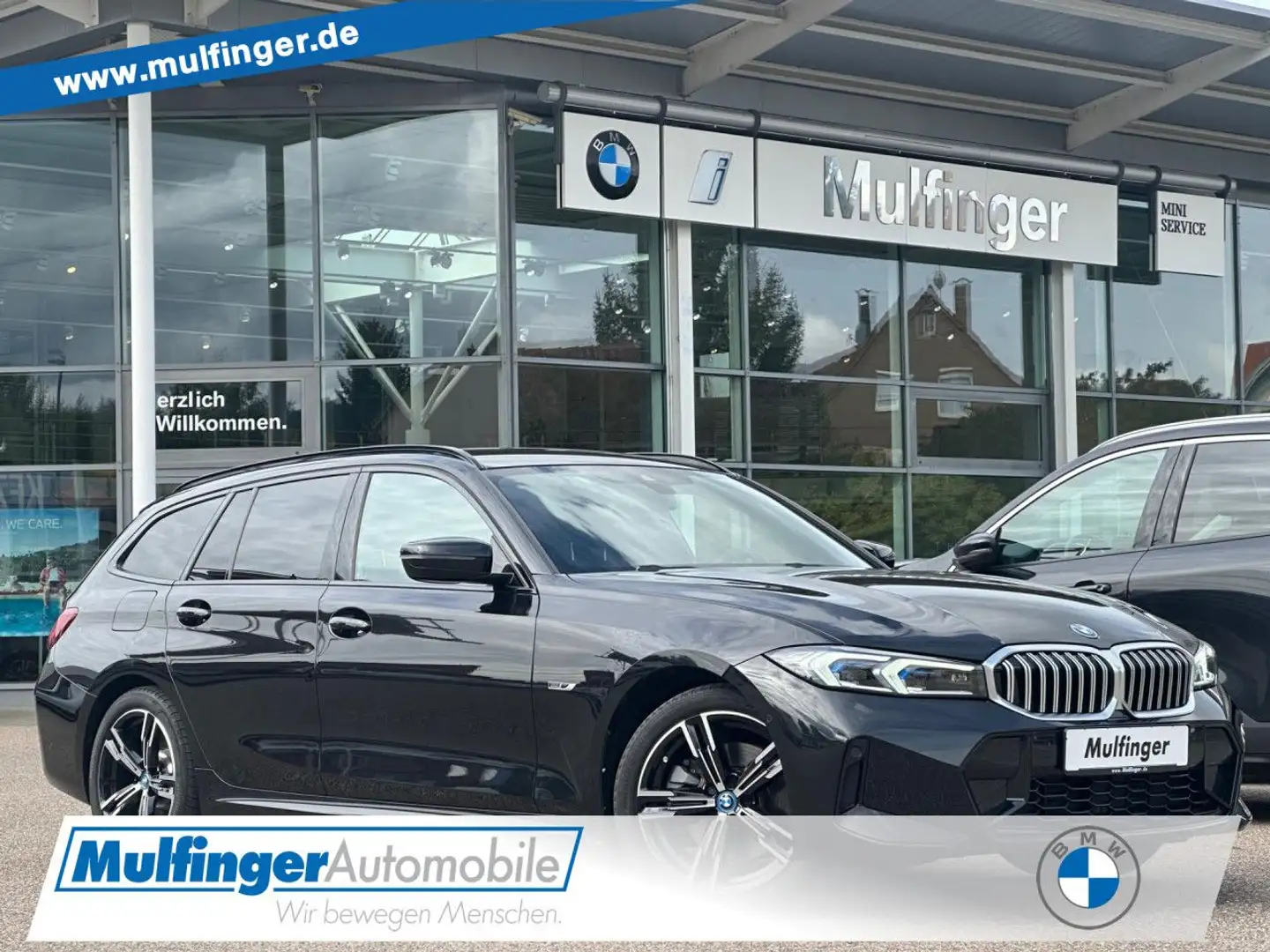BMW 320 e T. M Sport HUD LivePr.Kamera Ad-LED KomfZug Nero - 1