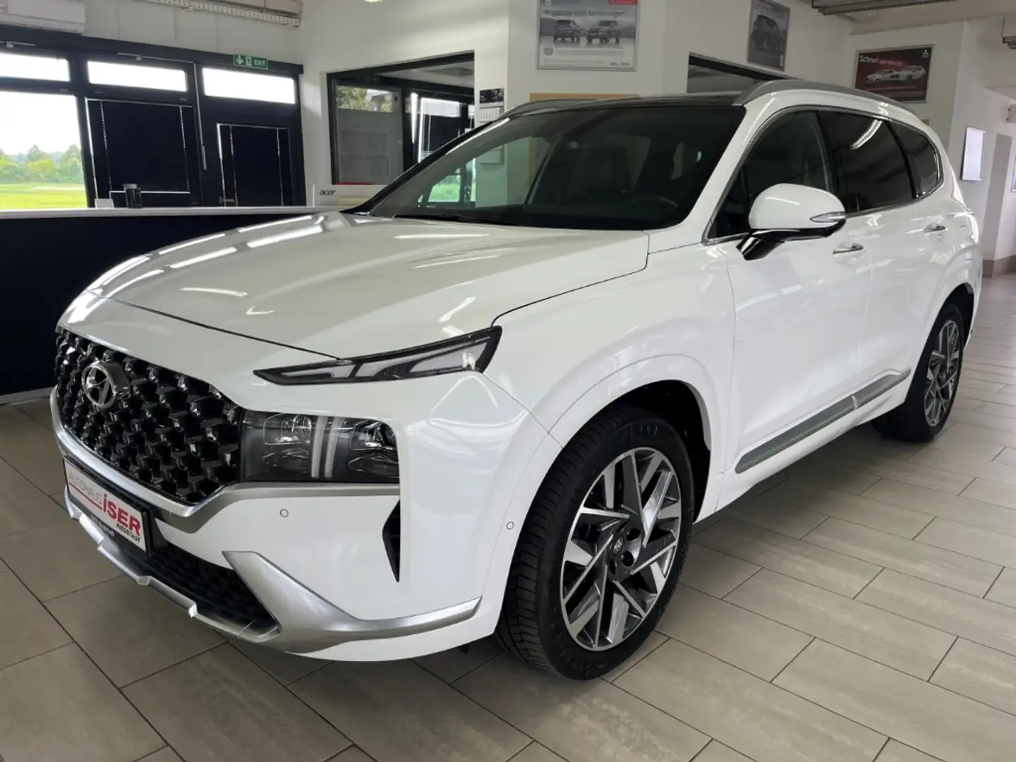 Hyundai SANTA FE Signature 4WD 2.2 CRDi 7-Sitzer Allrad Pano Blanc - 2