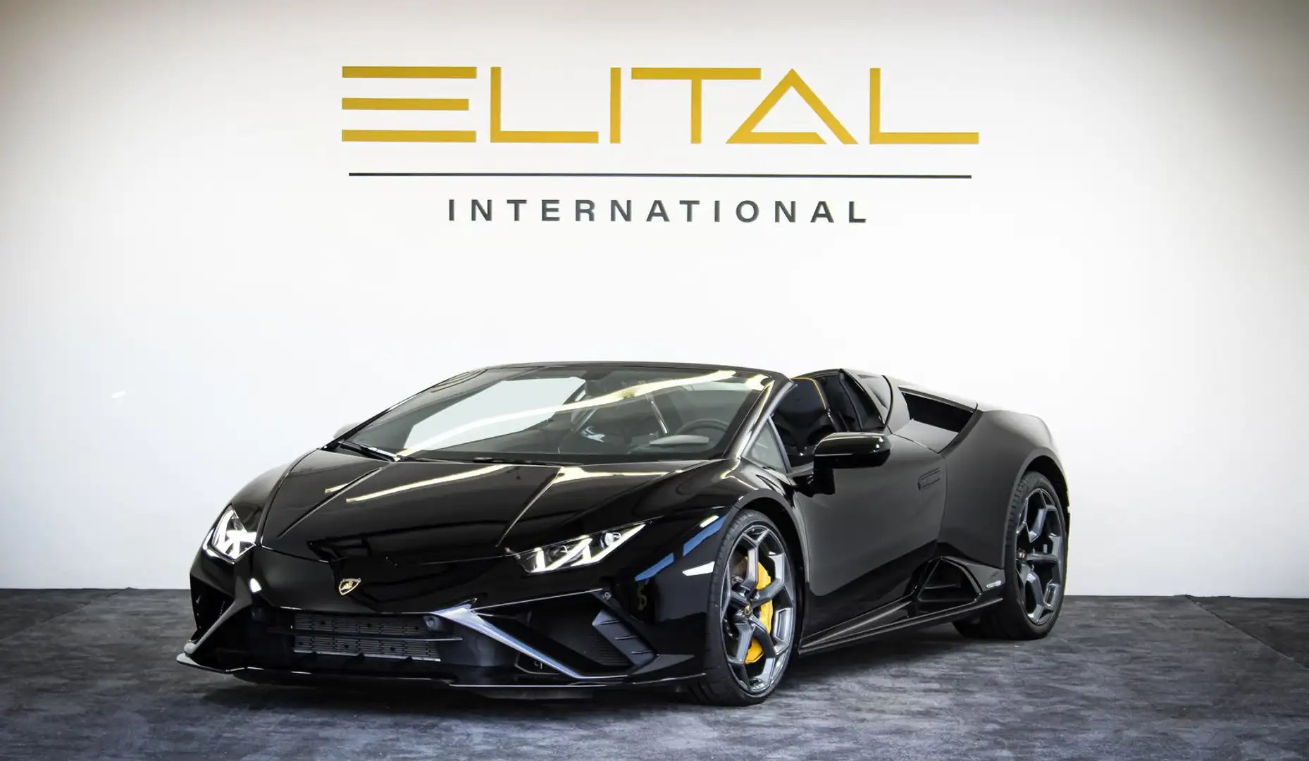 Lamborghini Huracán EVO*SPYDER*FULL*SENS*CARB*CAM*PROD24 Zwart - 1