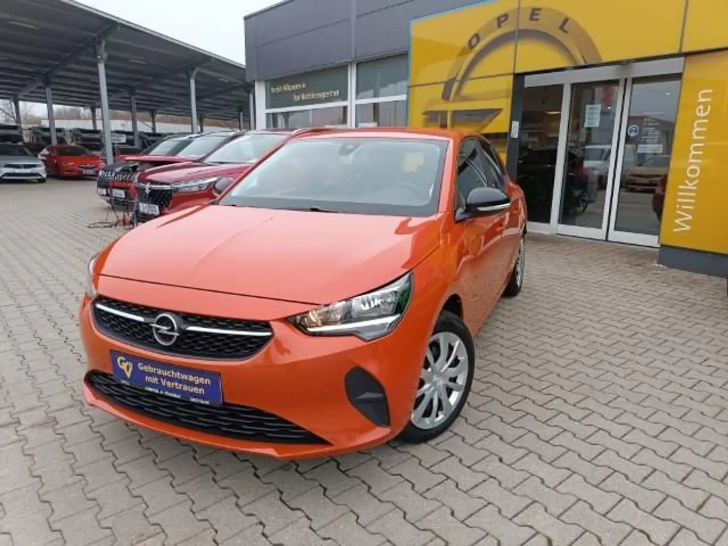 Opel Corsa -e Edition +Klimaauto+MultiMedia+Typ2+CCS Arancione - 1