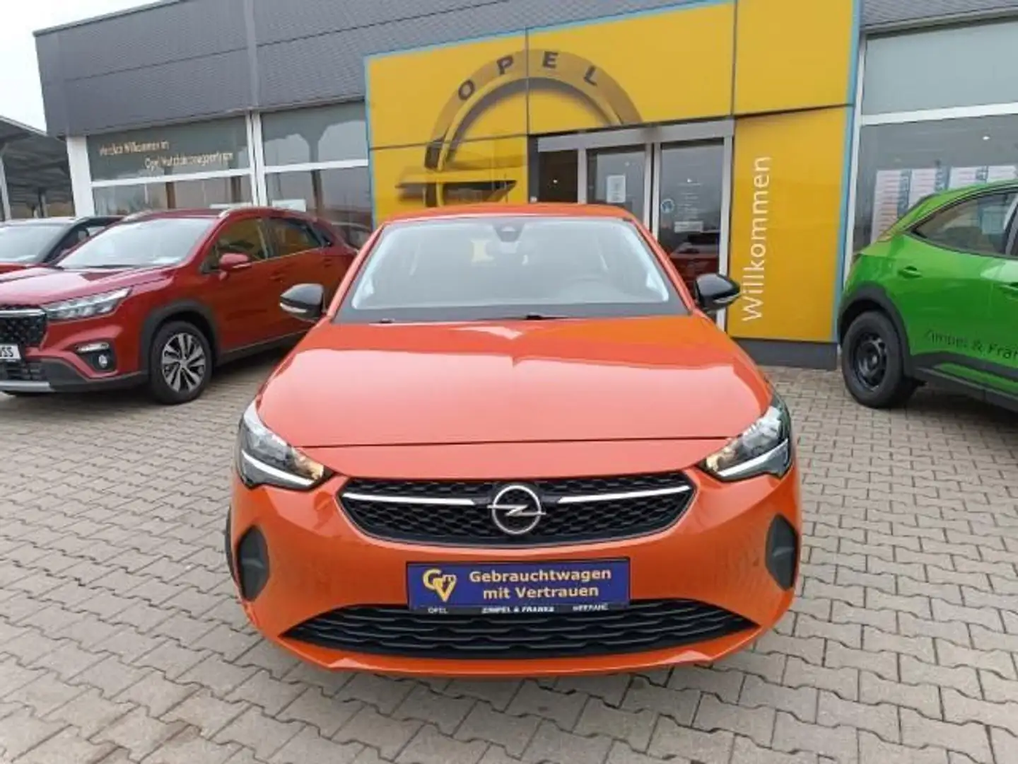 Opel Corsa -e Edition +Klimaauto+MultiMedia+Typ2+CCS Arancione - 2