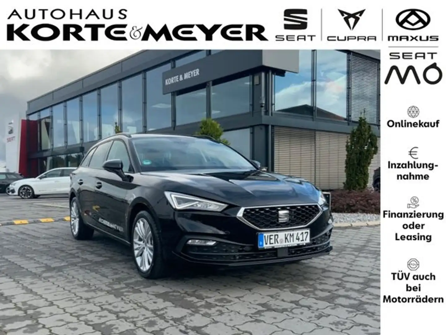 SEAT Leon Sportstourer Style Edition +DSG+PanoDa+AHK Schwarz - 1