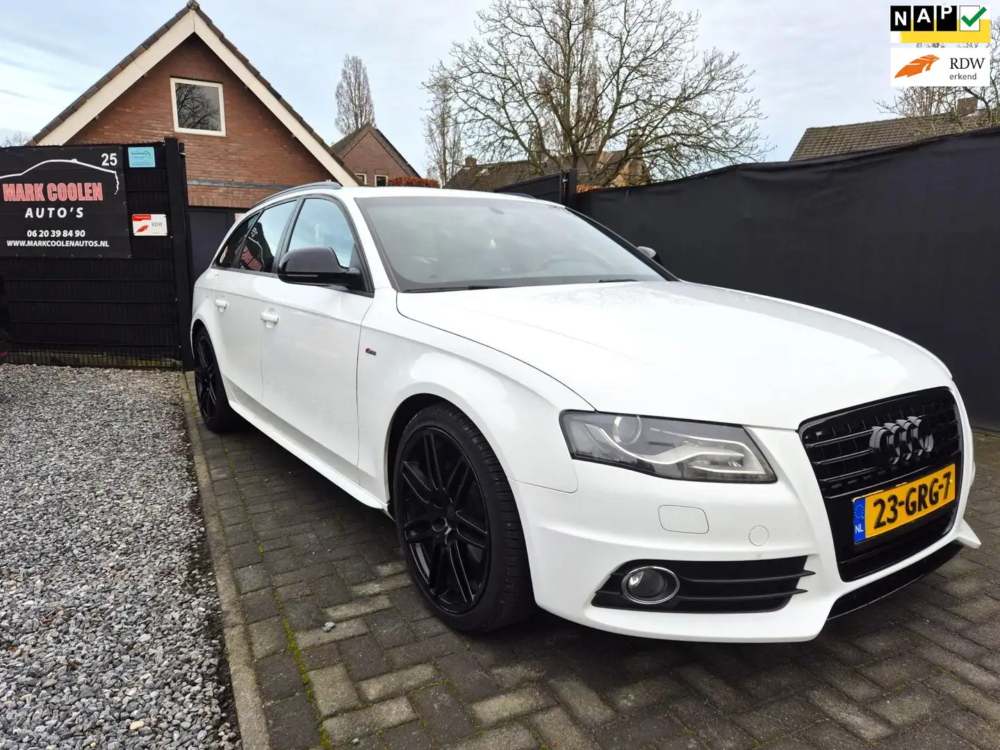 Audi A4 Avant 1.8 TFSI S-LINE Binnen en Buiten Navi Clima Wit - 1