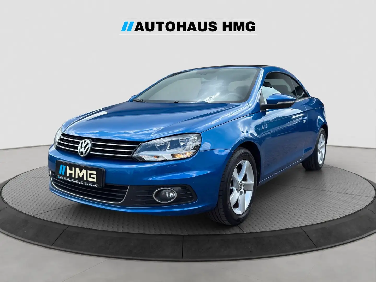 Volkswagen Eos 2.0 TDI BMT *SCHIEBE-D*NAVI*KAMERA*HARDTOP* Blau - 1