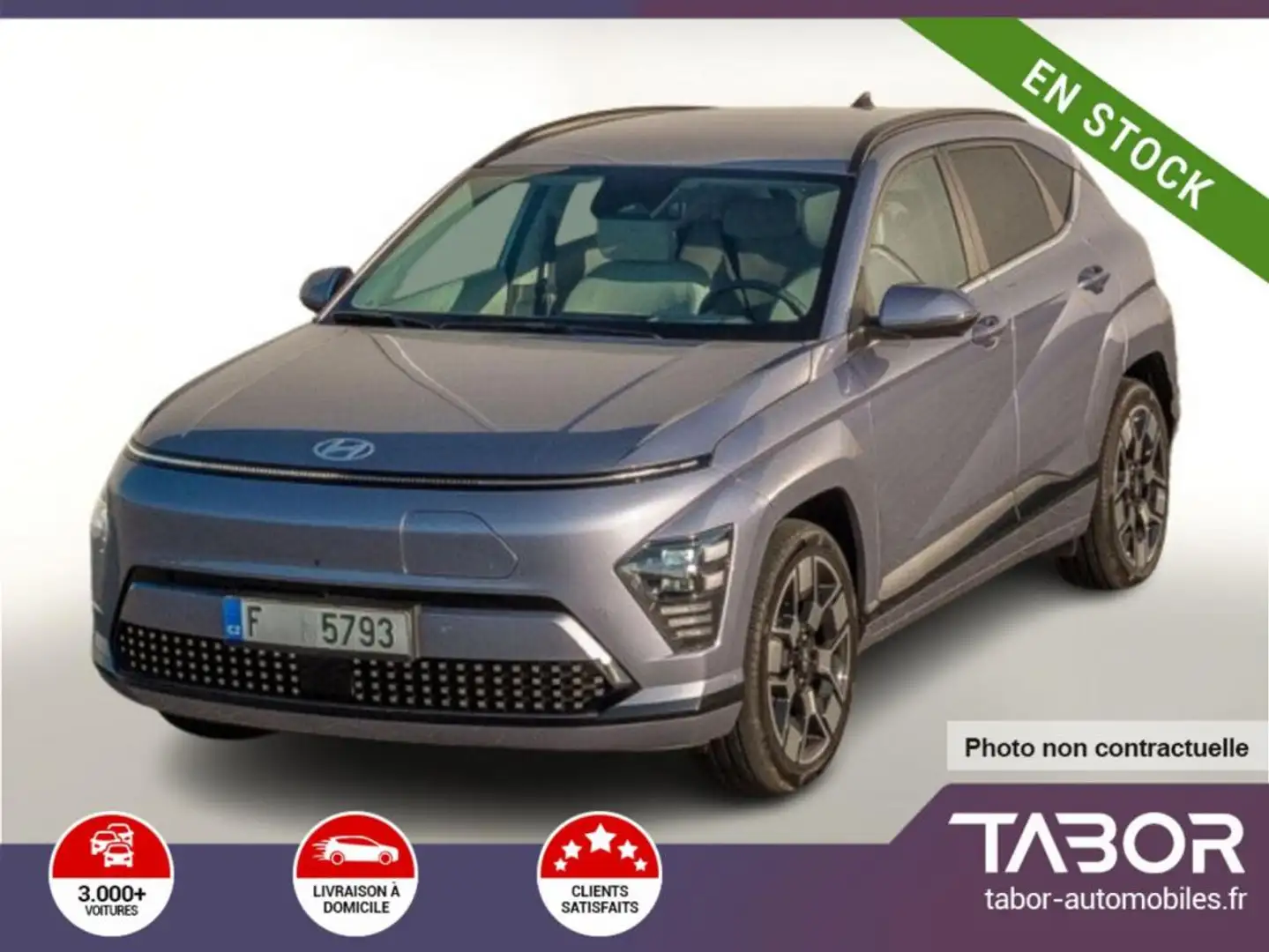 Hyundai KONA 65kWh 217 LED GPS cam ACC Keyl Rouge - 1