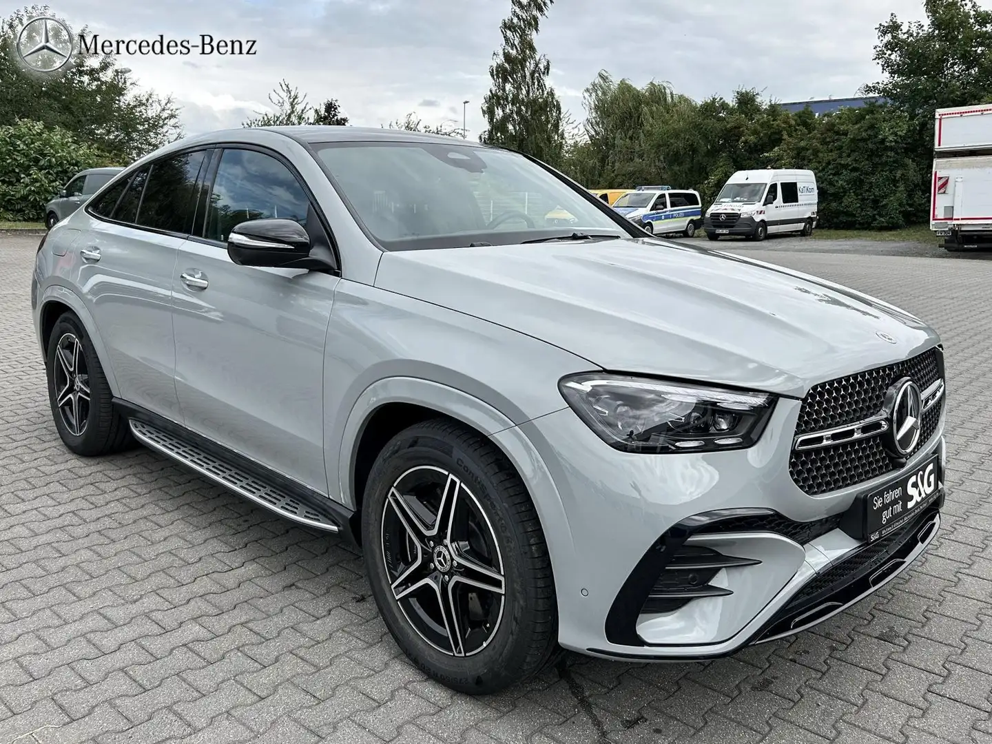 Mercedes-Benz GLE 350 de 4M Coupé AMG Night+360°+Pano+AHK+HUD Gris - 2