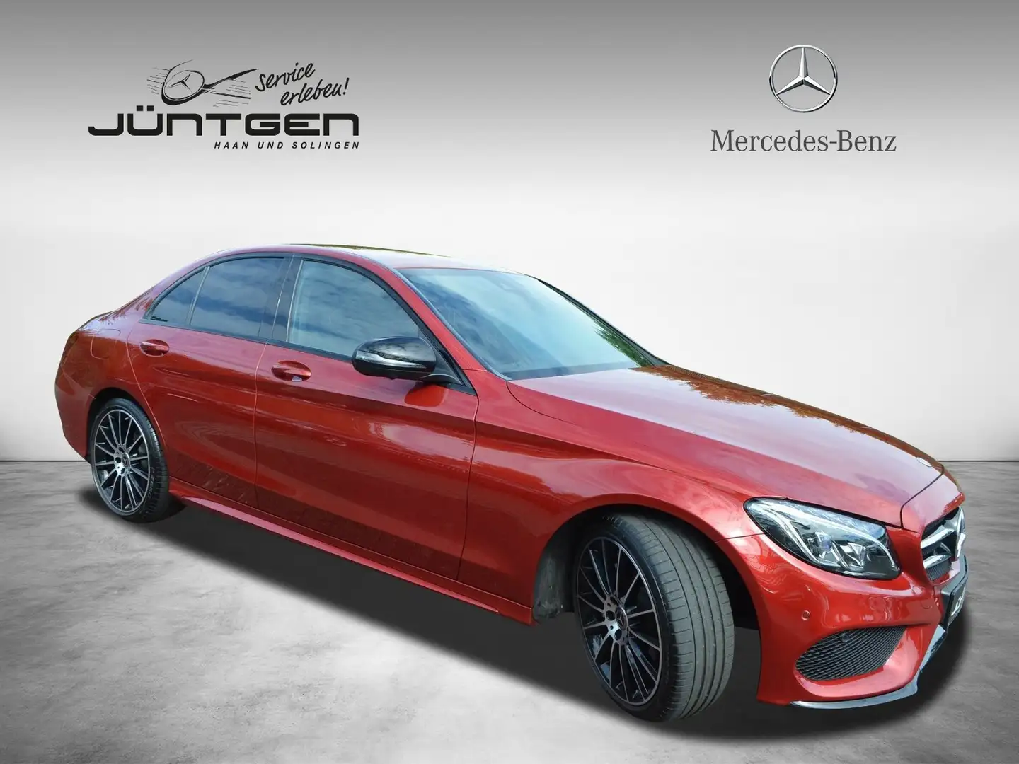 Mercedes-Benz C 180 AMG NIGHT M-BEAM MEMORY 360° AMBIENTE TOTW Rot - 1