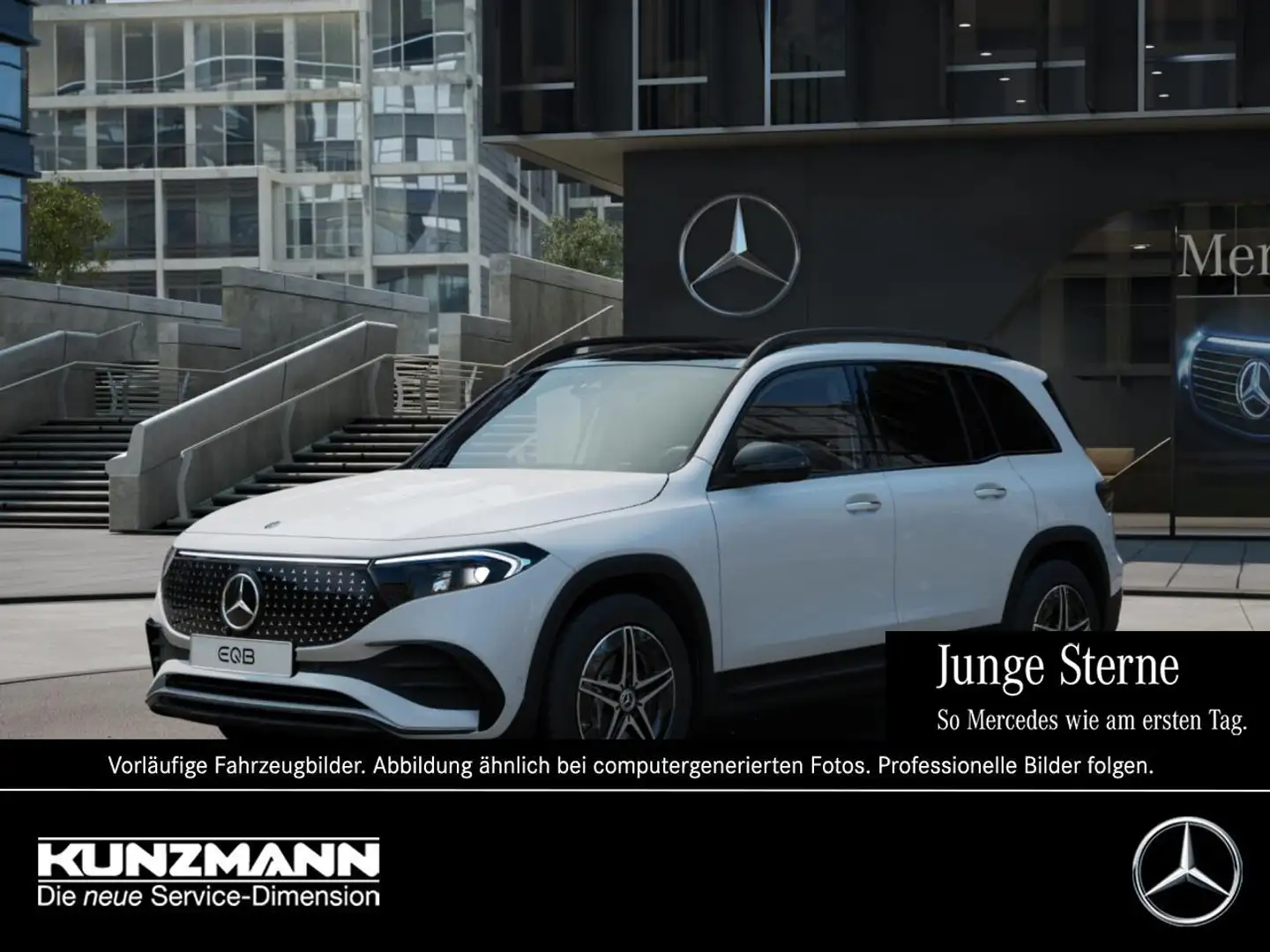 Mercedes-Benz EQB 350 4M AMG Night Distronic Panorama AHK 360° Bianco - 1