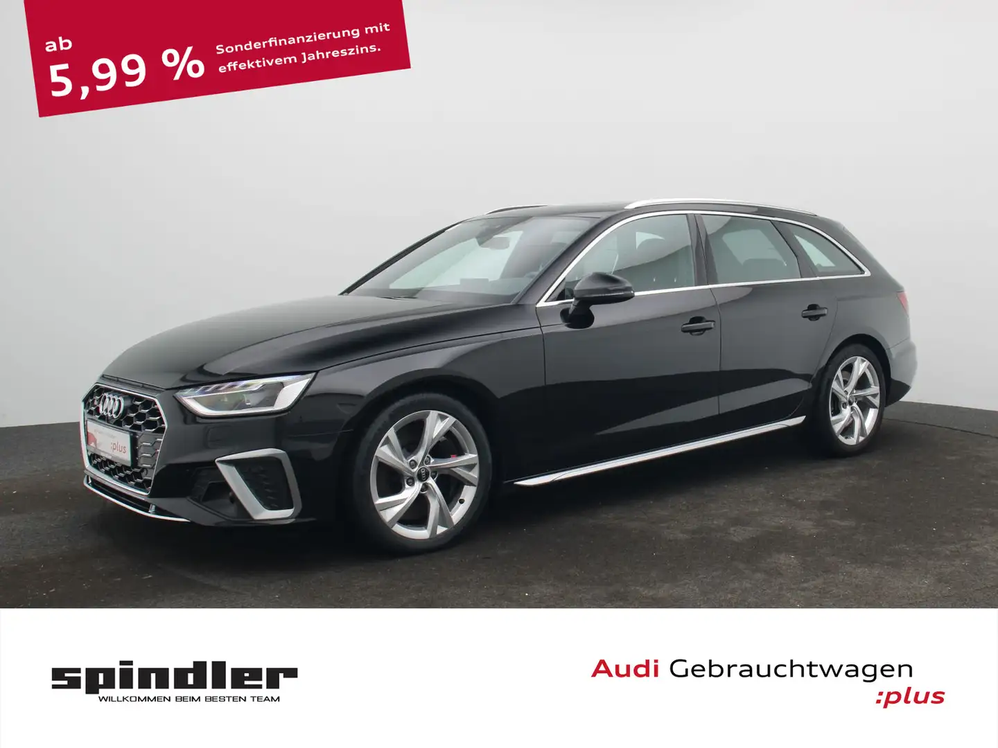 Audi S4 3.0 TDI quattro / Matrix-LED, Pano, HuD Schwarz - 1