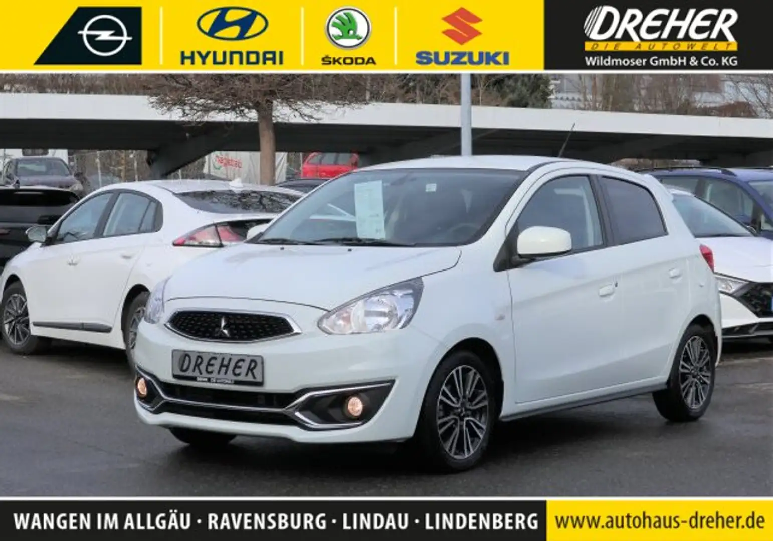 Mitsubishi Space Star Space Star 1.2 Edition 100 Klima/Sitzhzg./eFH. Biały - 1