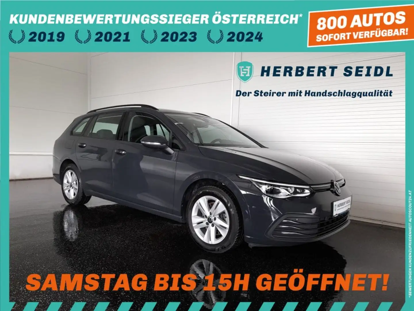 Volkswagen Golf VIII Variant LIFE 2,0 TDI *LED PLUS / VIRTUELL PRO / NAVI / ACC / KAMERA / VERKEHRSZEICHEN & SPURHALTEASSIST* Grau - 1