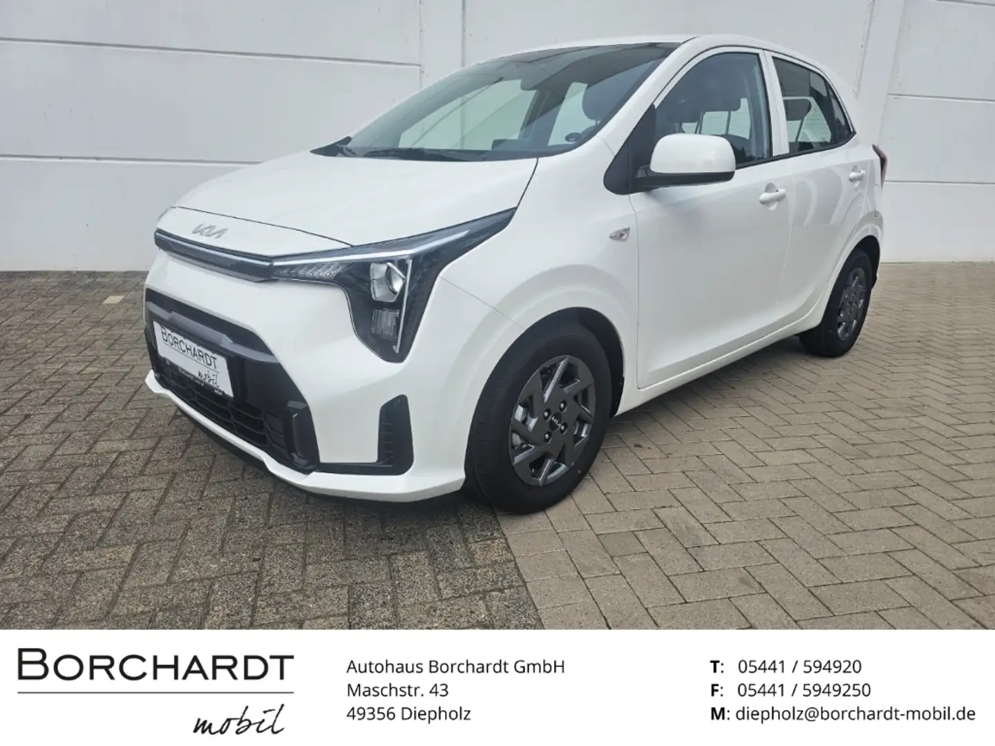 Kia Picanto Vision PE2 1.0 Navi Shz Lenkr.hzg Kamera PDC Weiß - 1