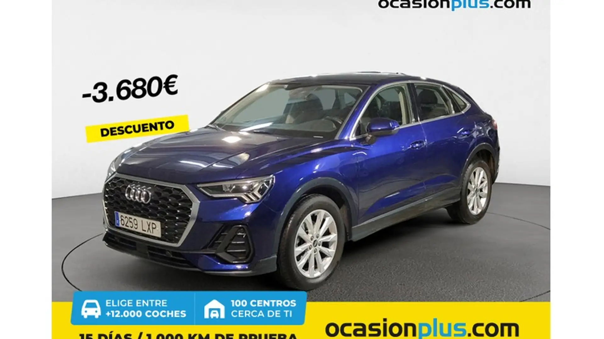 Audi Q3 Sportback 35 TDI Advanced S tronic Bleu - 1