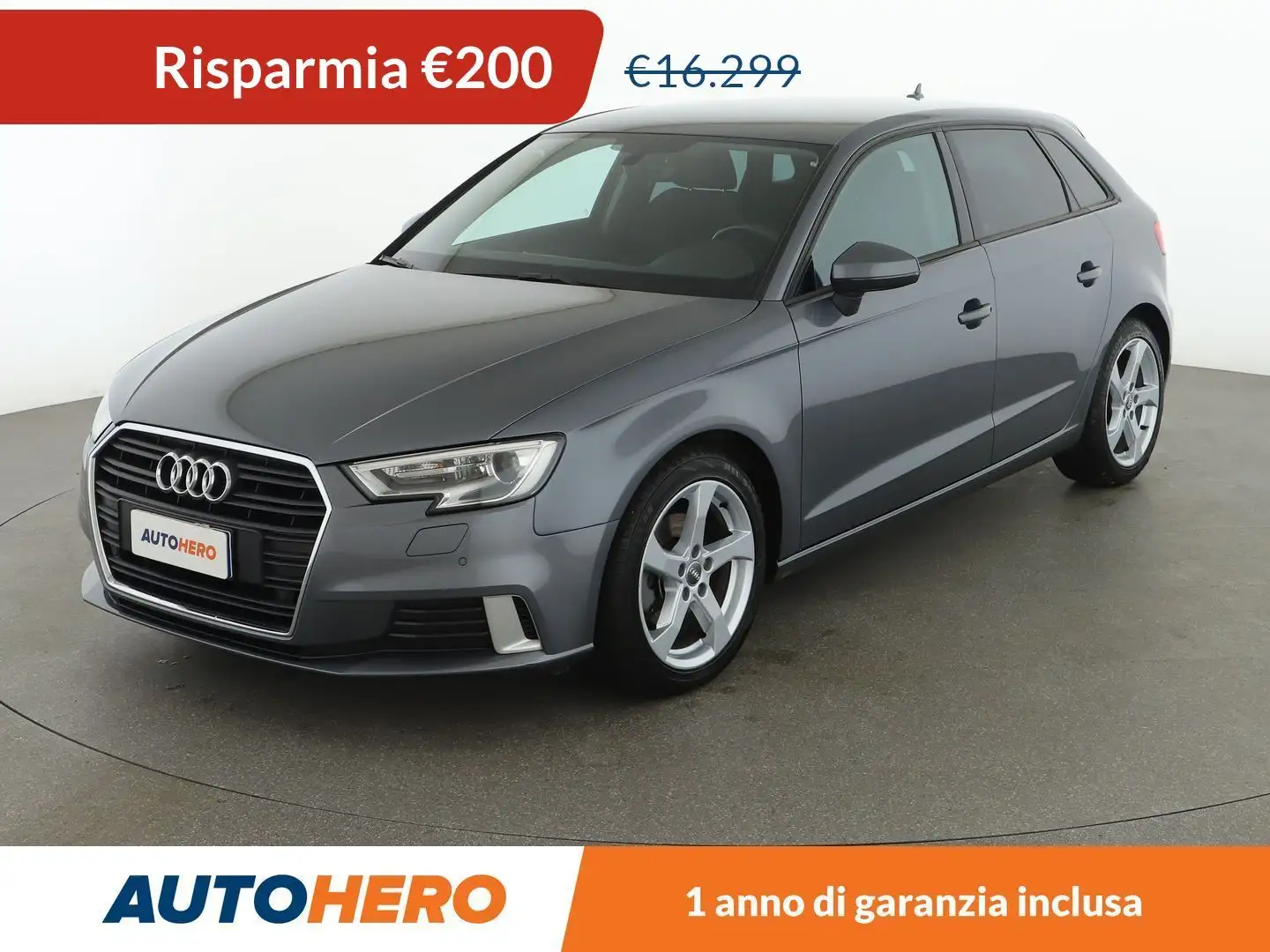 Audi A3 1.6 TDI Sport Gris - 1