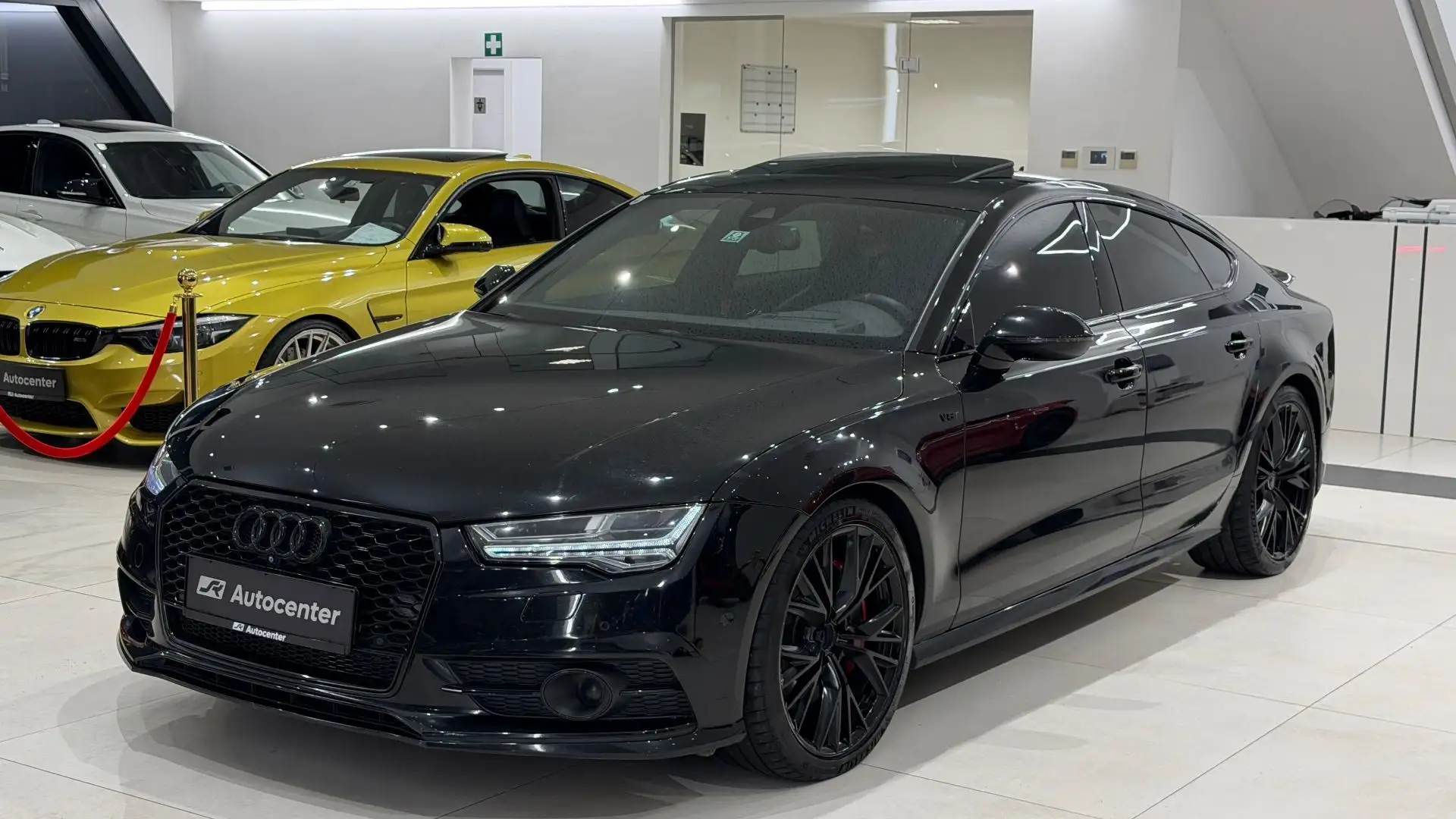 Audi A7 Sportback 3,0 TDI Competition quattro Aut.*3xSLin Schwarz - 1