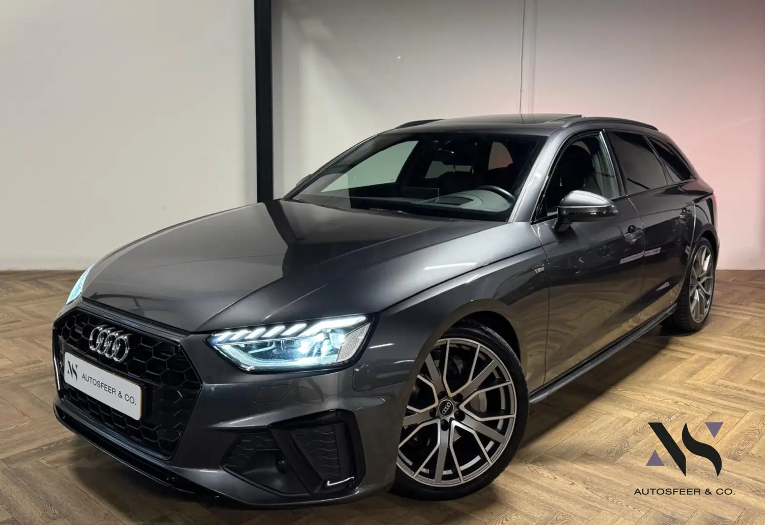 Audi A4 Avant 40 TFSI quattro S-Line B&O HUD PANO VOL' Grijs - 1