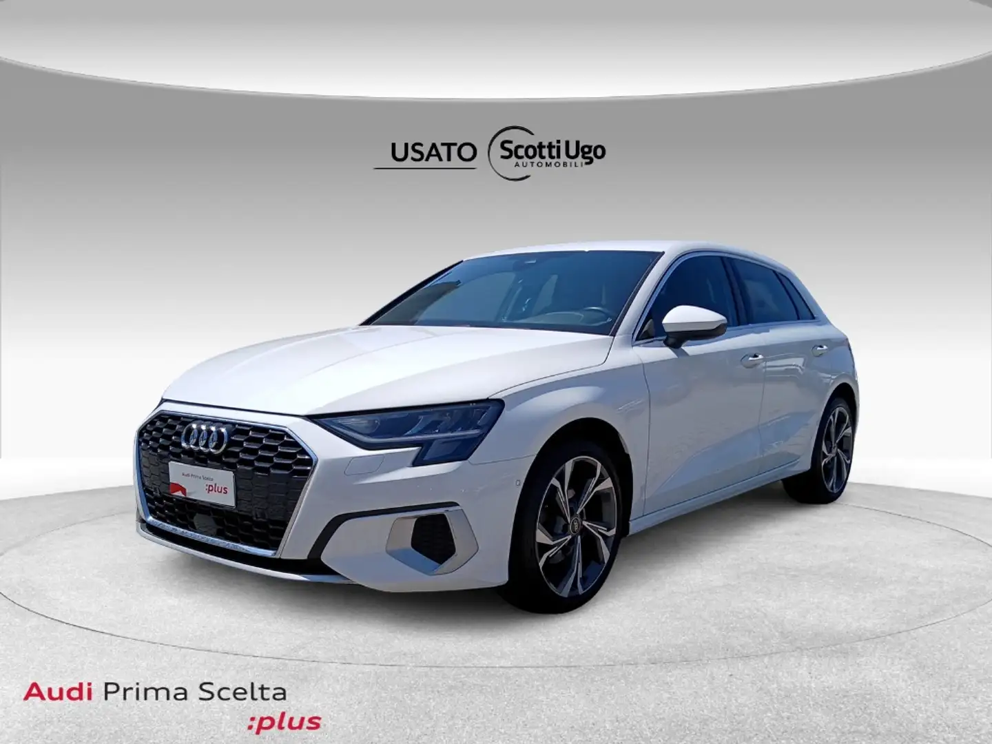 Audi A3 Sportback 30 1.0 tfsi mhev Business Advanced s-tro Blanc - 1