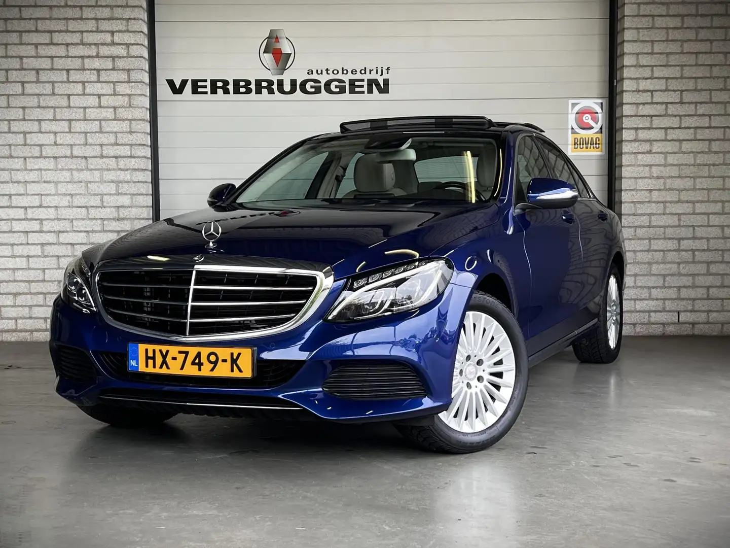 Mercedes-Benz C 180 Ambition | NL AUTO | Dealer onderhouden | Panorama Blauw - 1