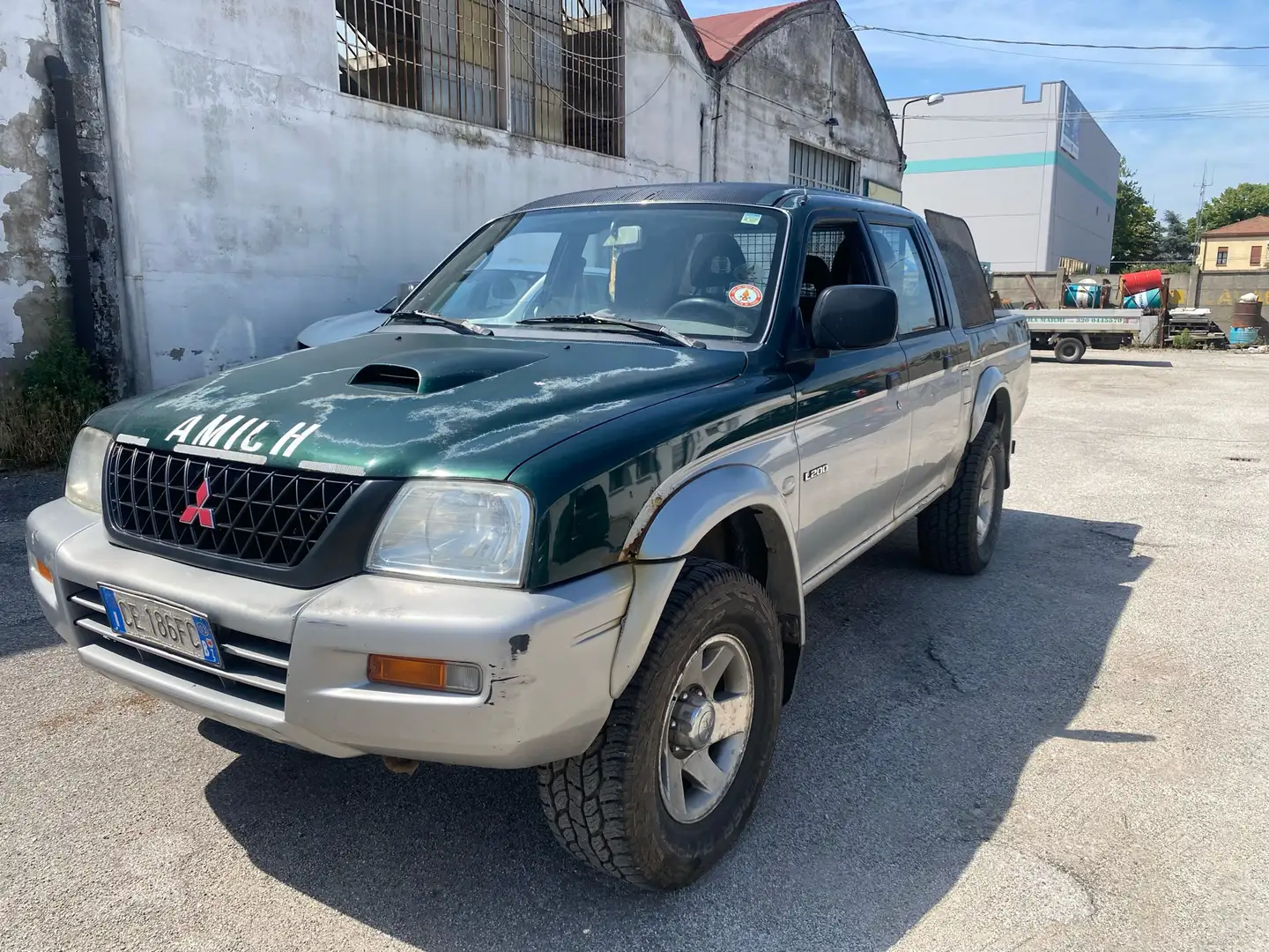 Mitsubishi L200 d.cab 2.5 tdi GLS Target 4wd 115cv Verde - 2