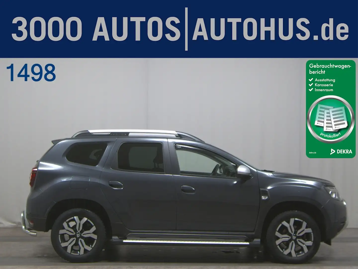 Dacia Duster II 1.3 TCe 150 GPF Prestige Navi RFK AUT Grau - 1