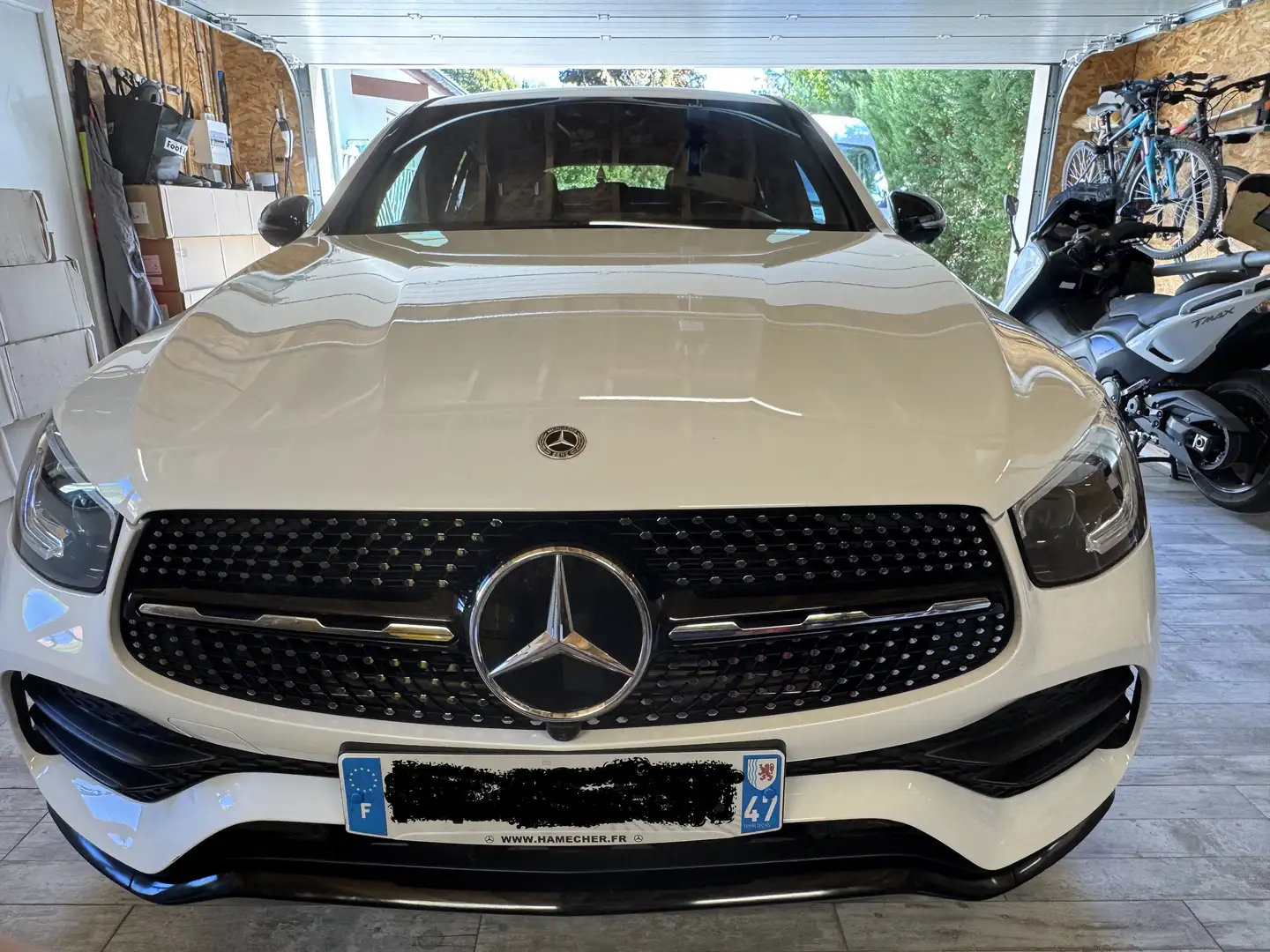 Mercedes-Benz GLC 300 GLC Coupé 300 de 9G-Tronic 4Matic AMG Line Blanc - 1