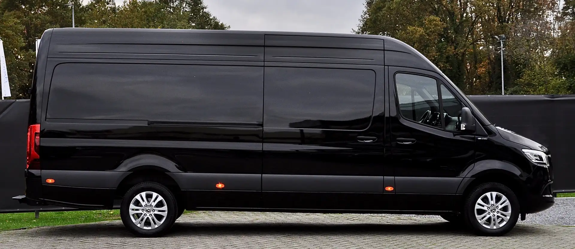 Mercedes-Benz Sprinter 319 DCI 3.5T L3 H2 WIDESCREEN LEDER CAM TREKHAAK Noir - 2