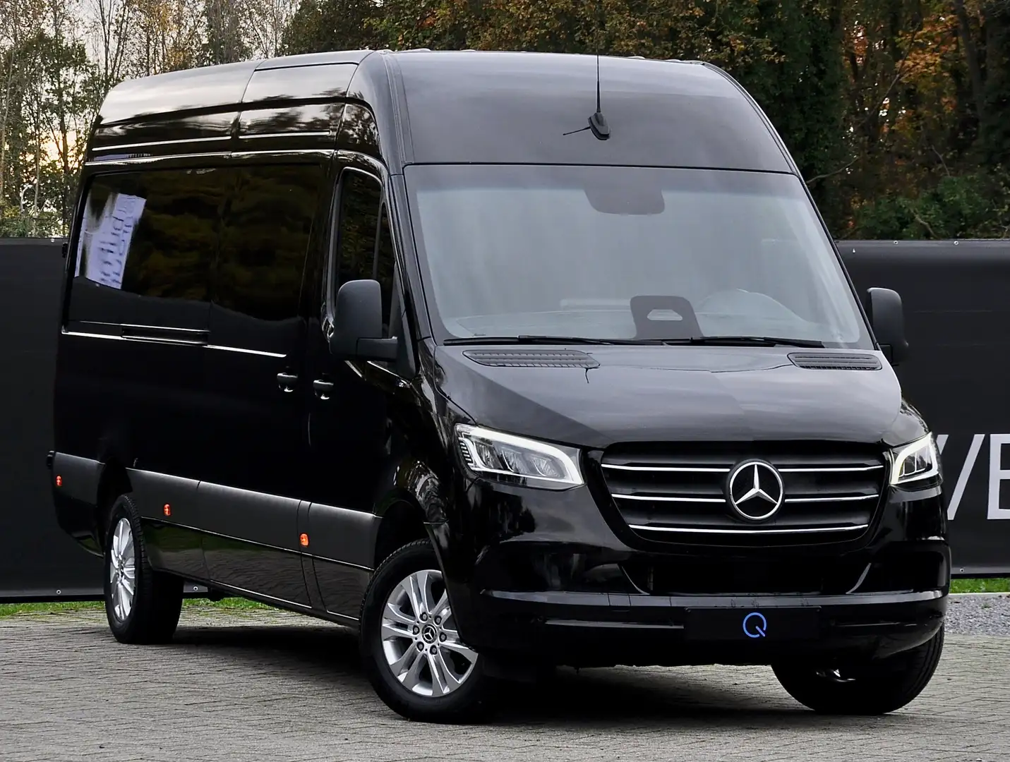 Mercedes-Benz Sprinter 319 DCI 3.5T L3 H2 WIDESCREEN LEDER CAM TREKHAAK Noir - 1
