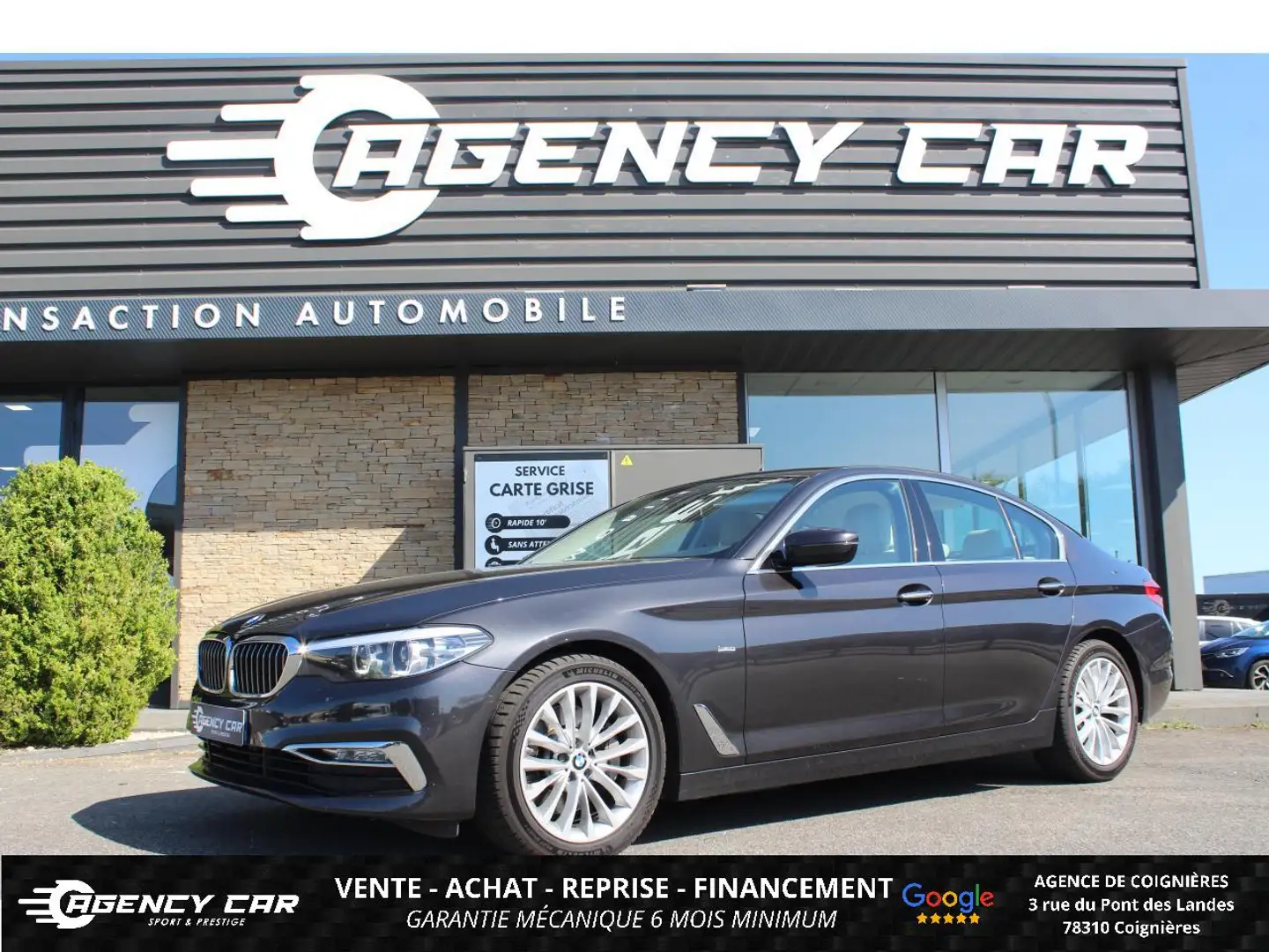 BMW 530 530d - BVA Sport Steptronic  G30 Luxury Gris - 1