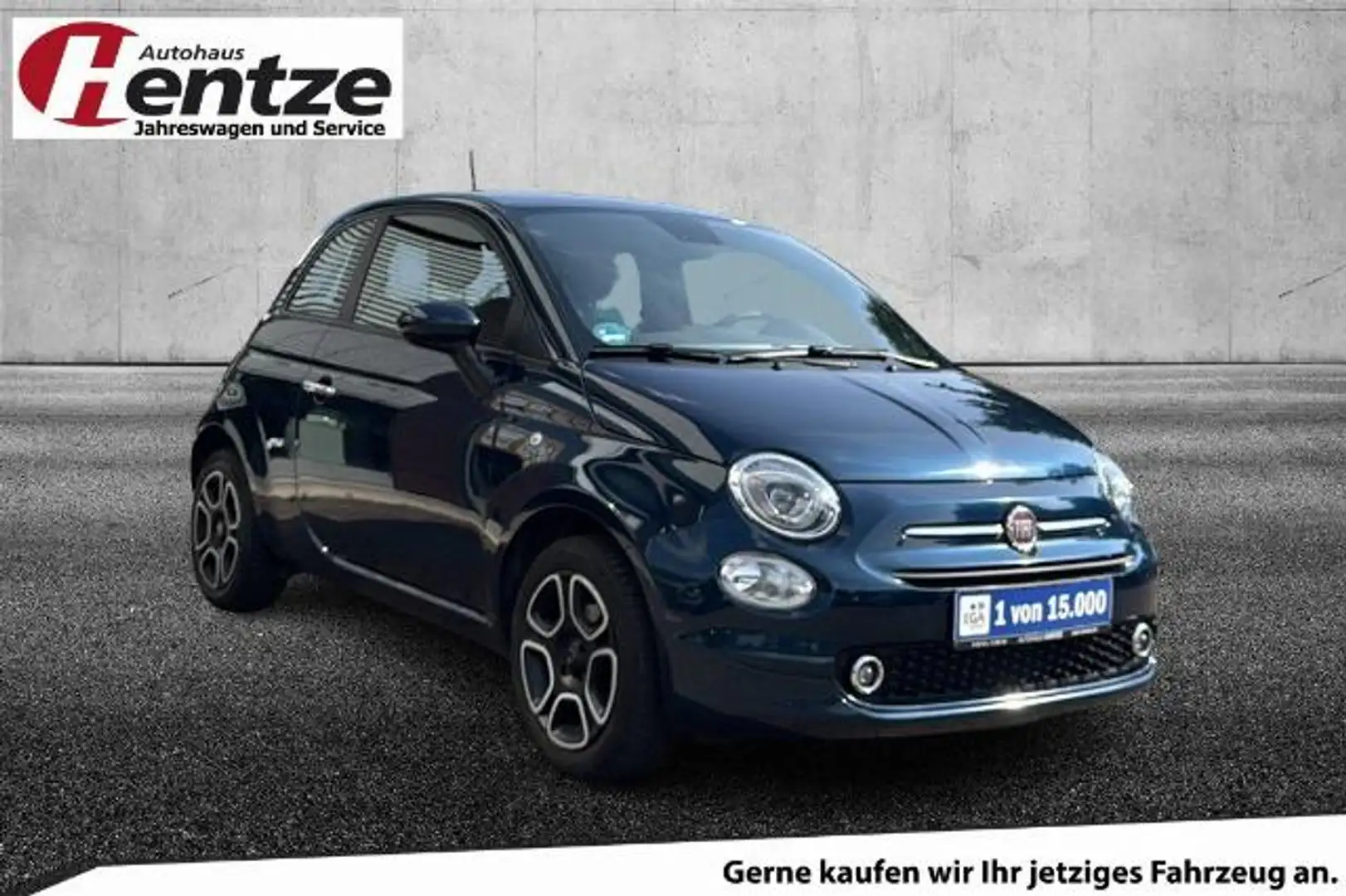 Fiat 500 Club PDC*UConnect* Bleu - 2