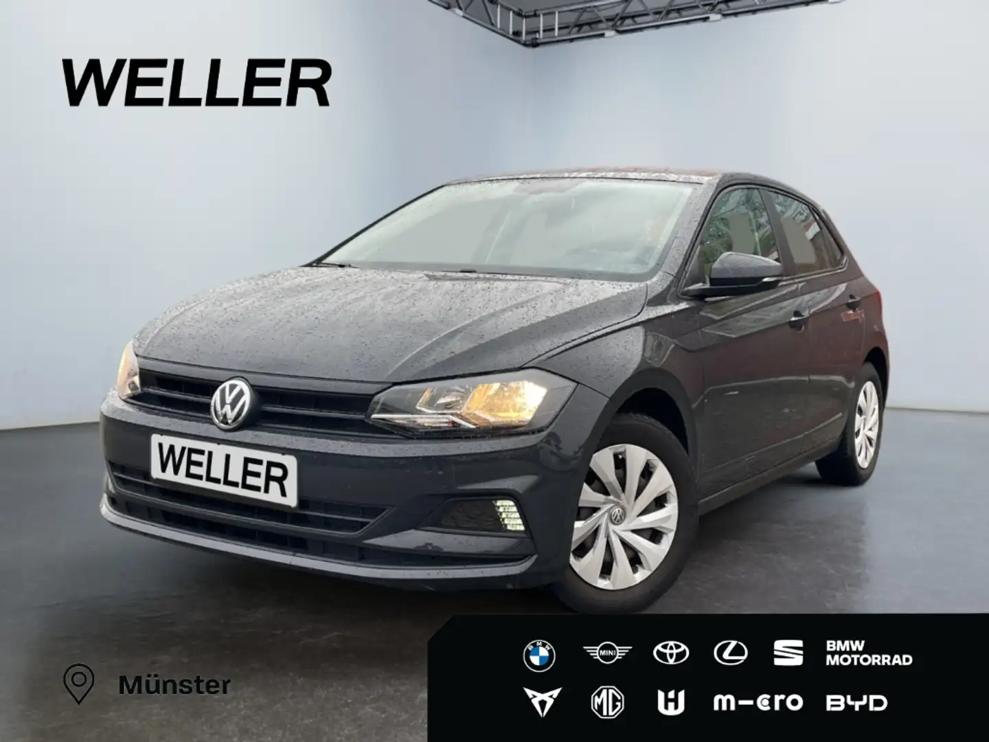 Volkswagen Polo 1.0 Trendline *Allwetter*BT*induktiv laden* Grau - 1