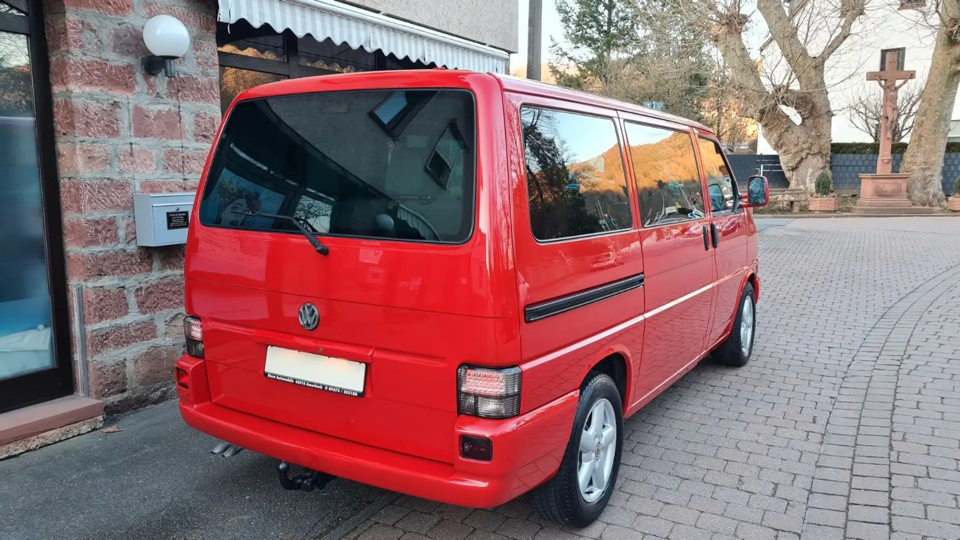 Volkswagen T4 Multivan *Tim&Tom*Navi*AHK*SHZ*Top Zustand*151 Czerwony - 2