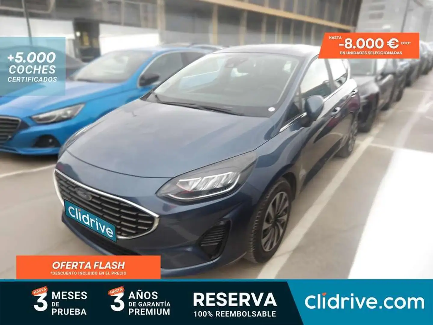 Ford Fiesta 1.0 EcoBoost MHEV 92kW(125CV) Active 5p Azul - 1
