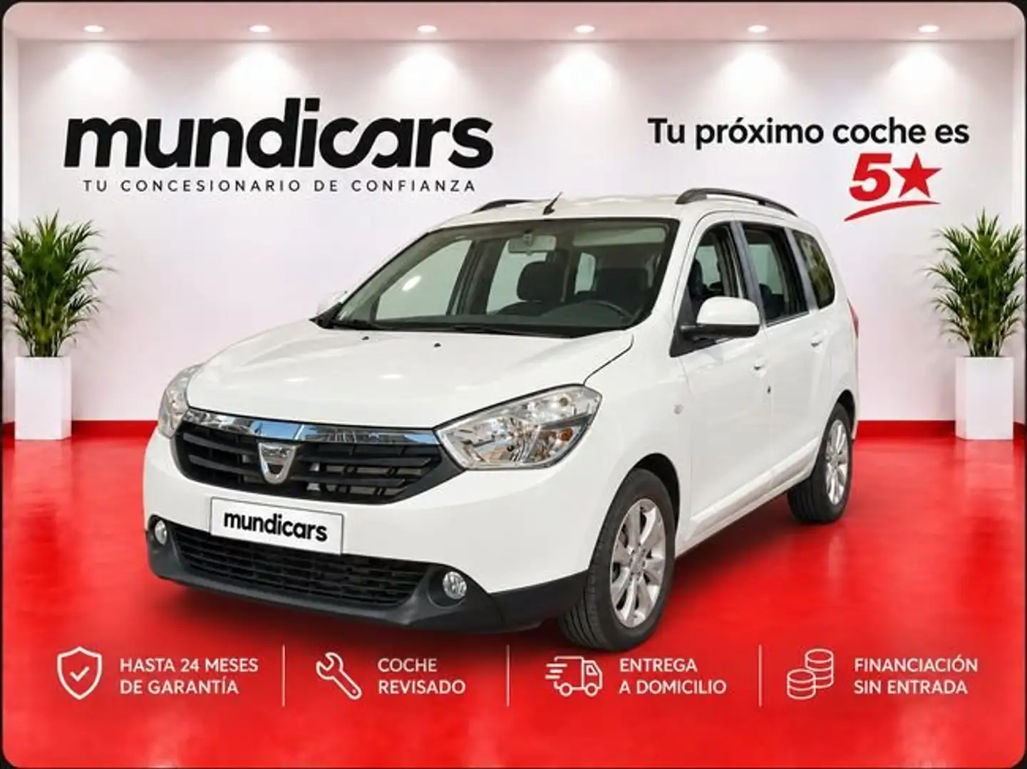 Dacia Lodgy Laureate TCE 85kW (115CV) 5Pl Blanco - 2