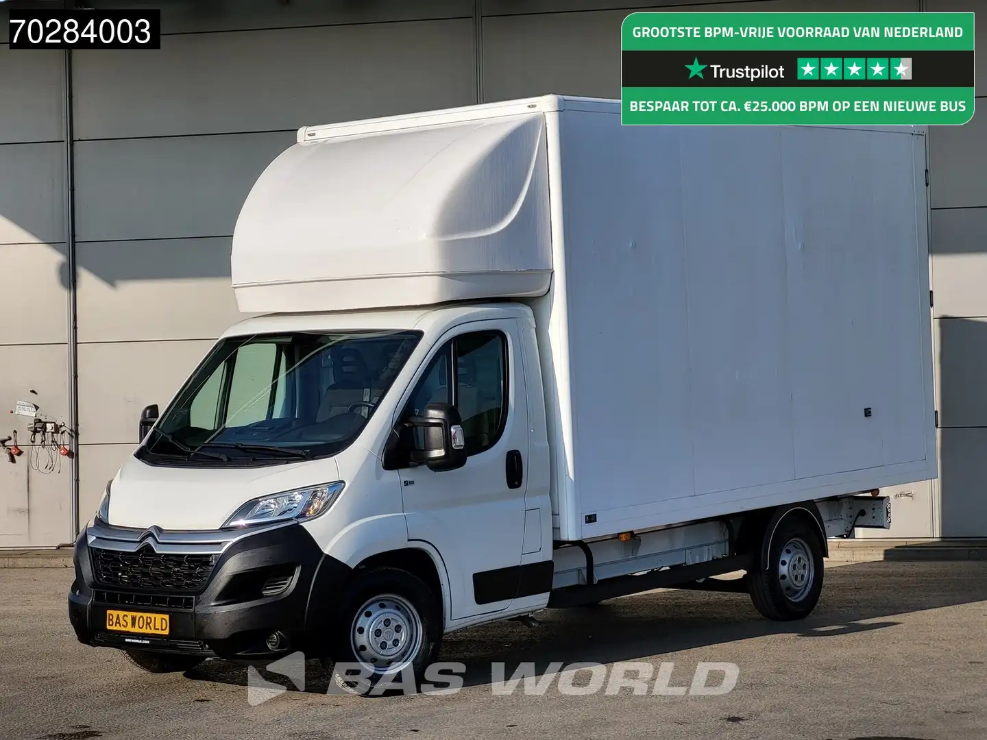 Citroen Jumper 140PK Bakwagen 2,5m hoogte Achterdeuren Navi Camer Wit - 1