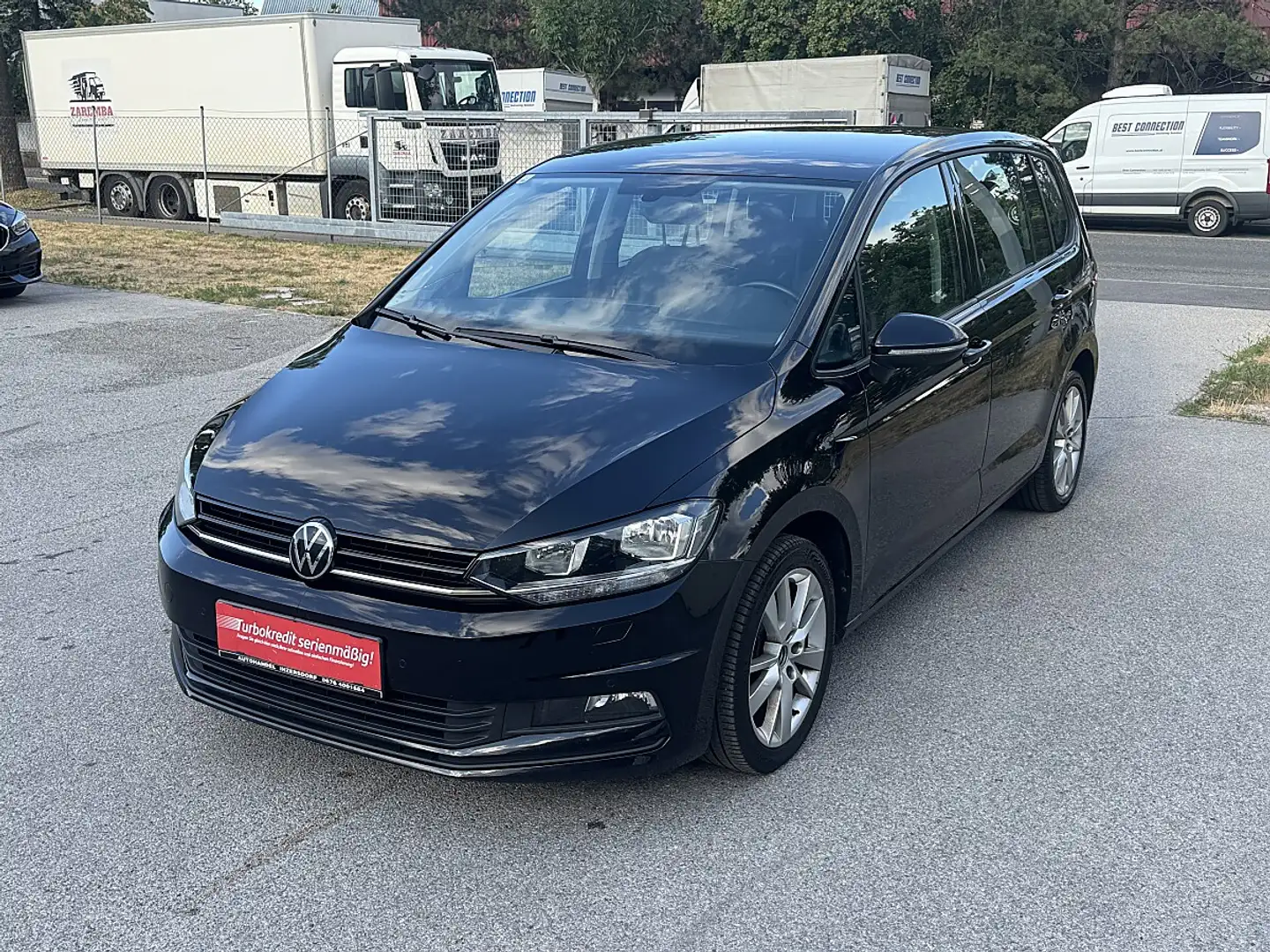 Volkswagen Touran 2,0 TDI / 1BESITZ / 7SITZ / Schwarz - 2