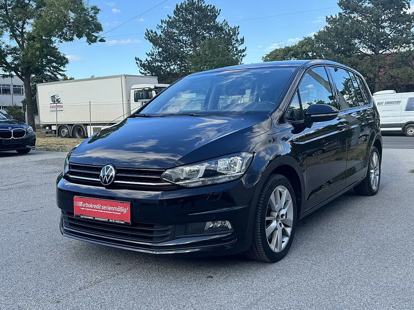Volkswagen Touran 2,0 TDI / 1BESITZ / 7SITZ / Schwarz - 1