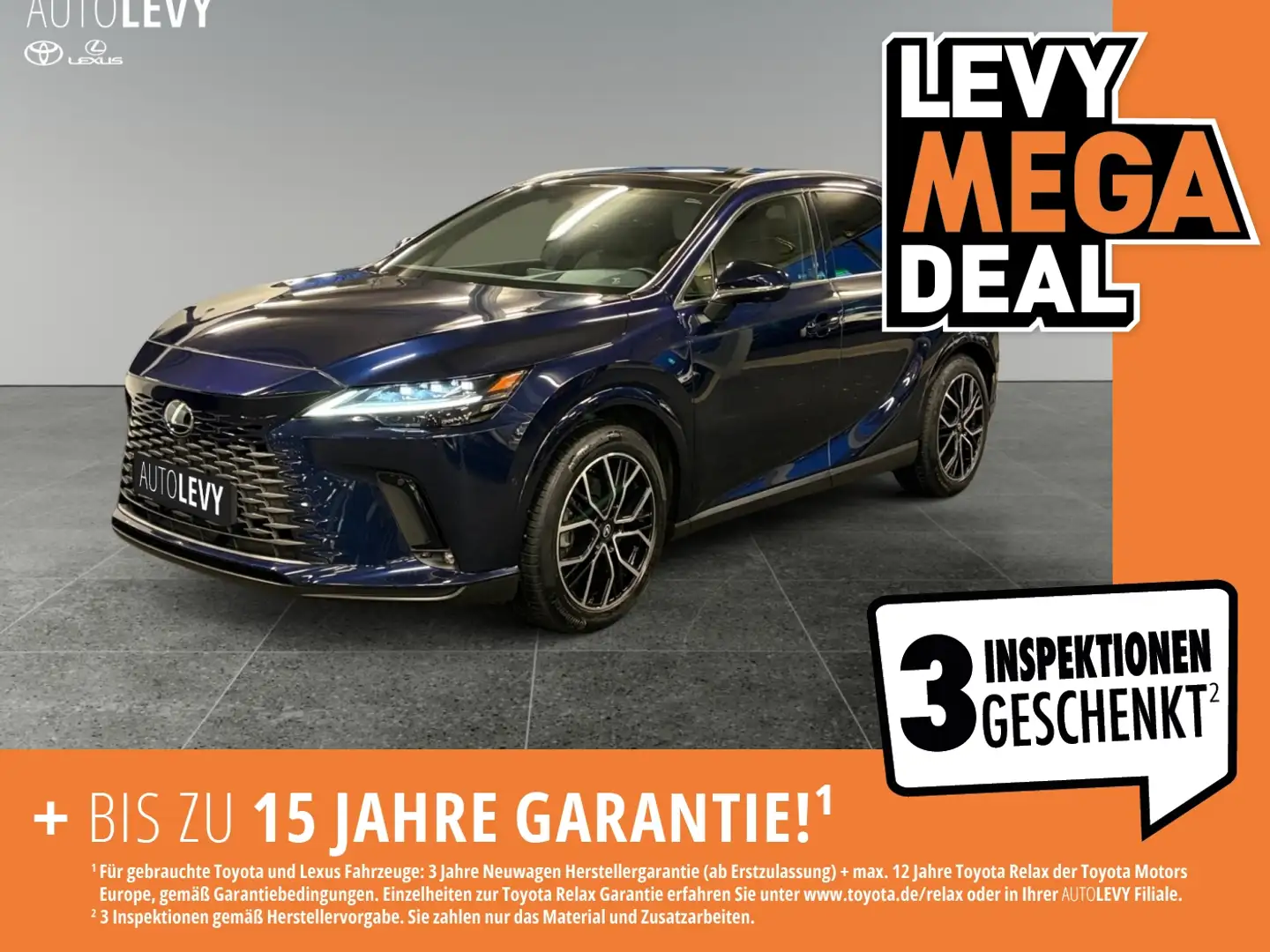 Lexus RX 450h + E-Four Luxury Line *M&L*PANO*360* Albastru - 1