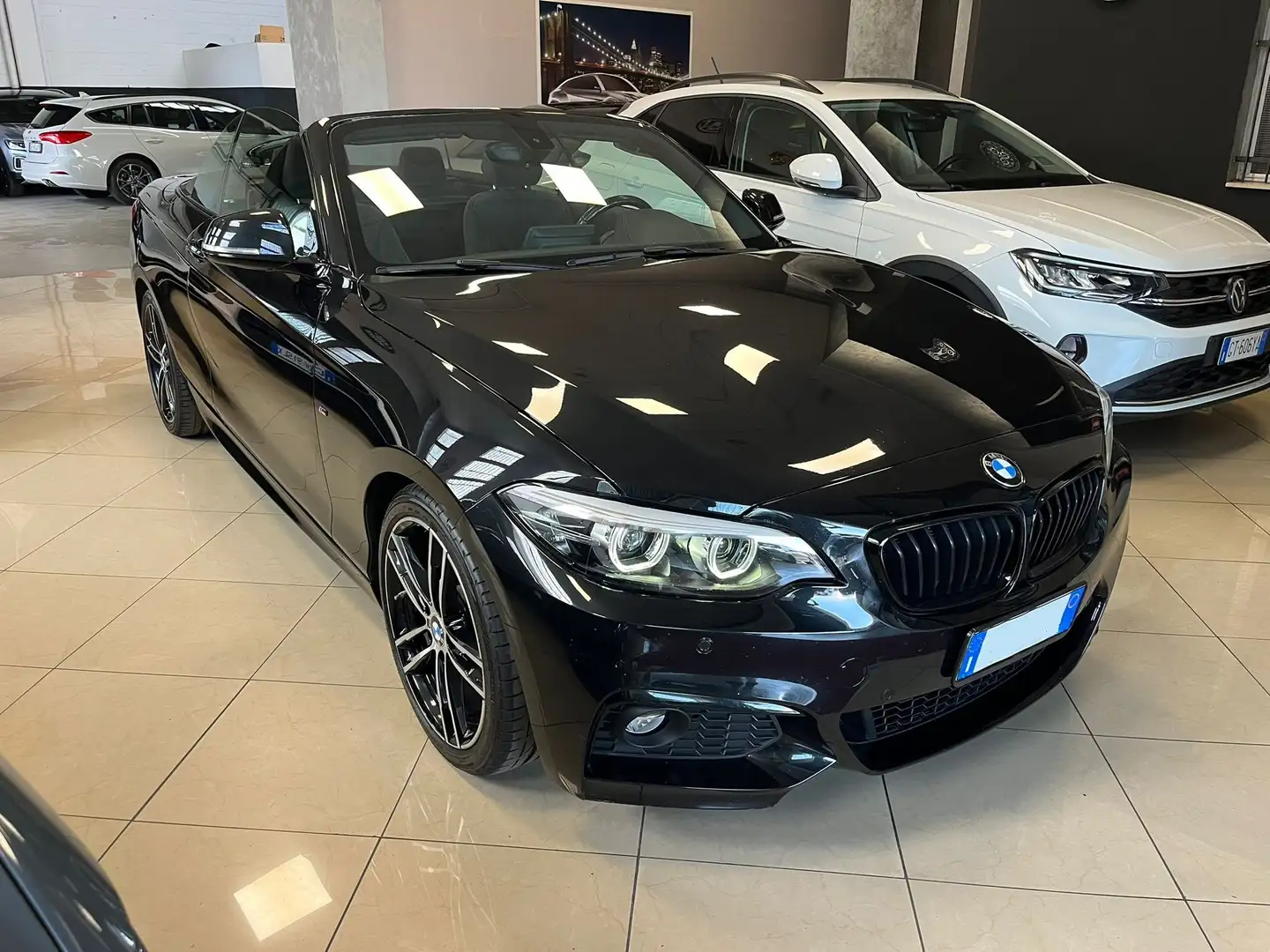 BMW 218 Serie 2 F23 Cabrio 218d Cabrio Msport auto my18 Nero - 1