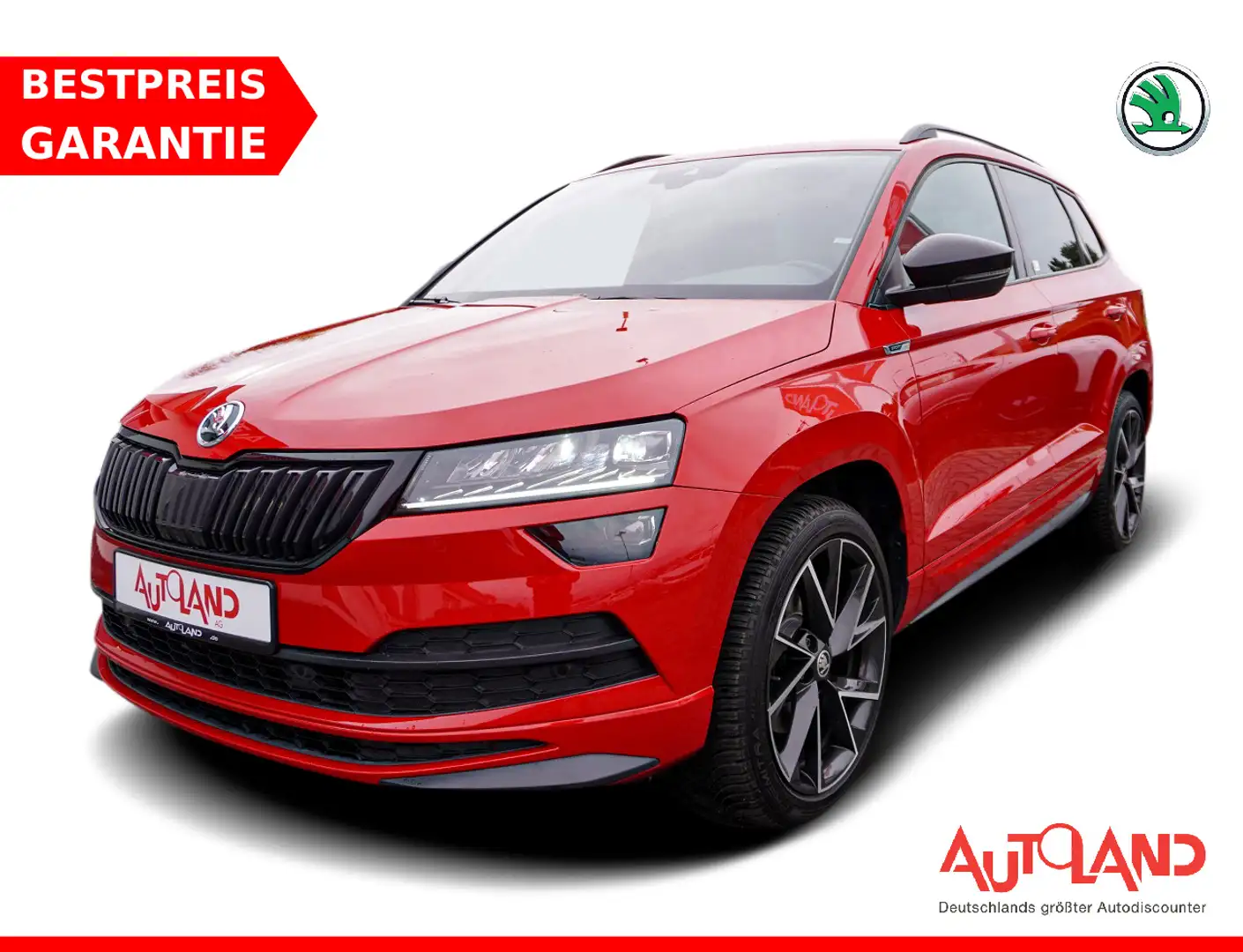 Skoda Karoq 1.5 TSI DSG Sportline LED Navi ACC Kamera Rouge - 1