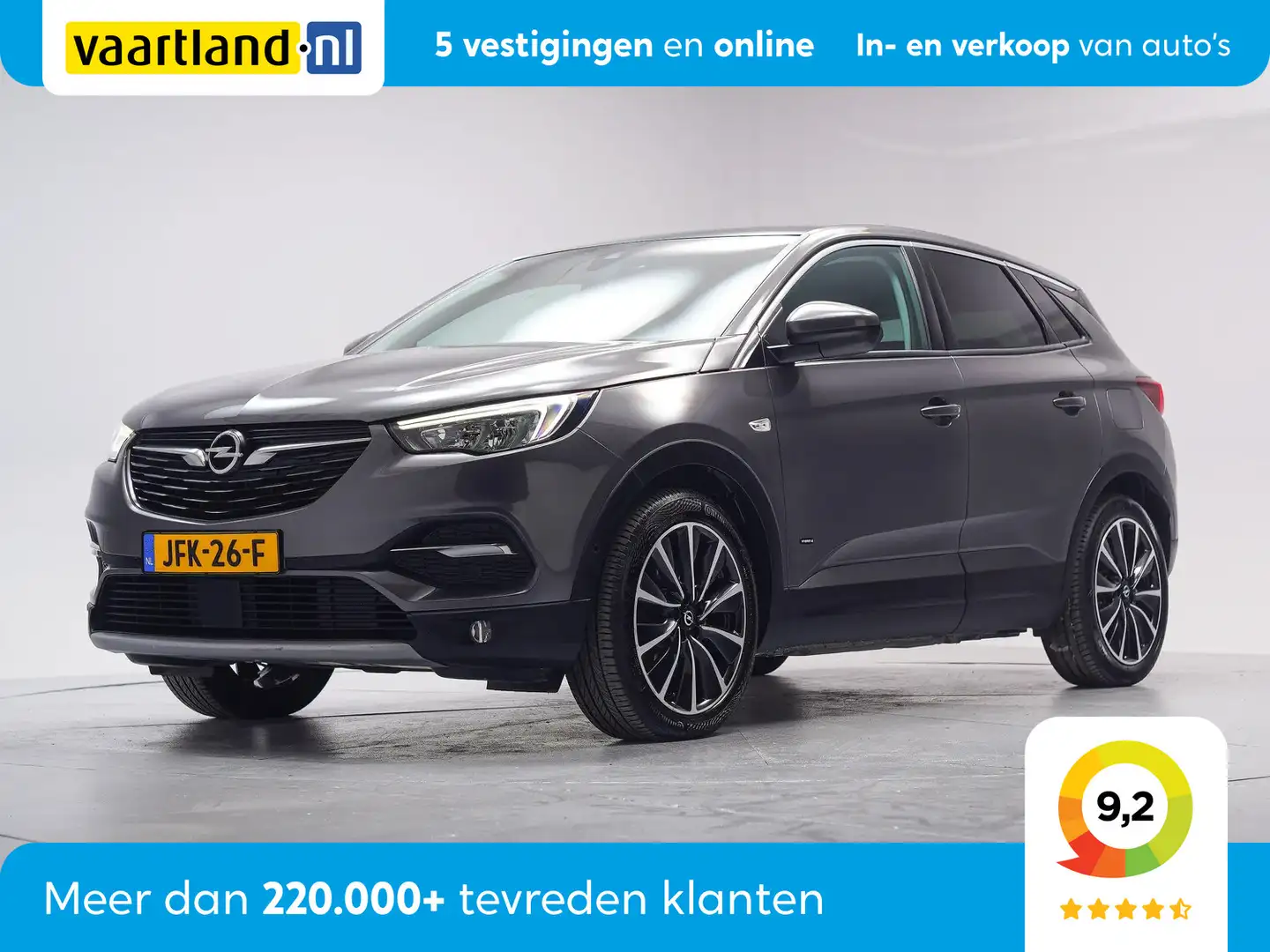Opel Grandland X 1.6 Turbo Hybrid4 AWD Business Executive [ LED Nav Grau - 1