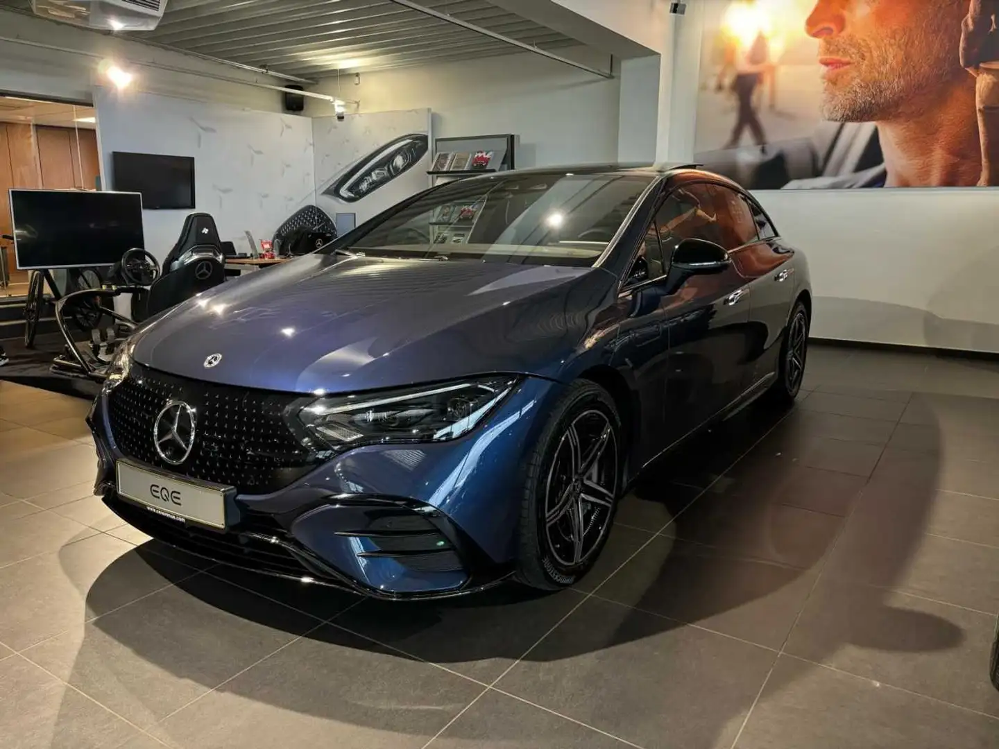 Mercedes-Benz EQE 350 AMG LINE (Arlon +32 63 22 05 90) Bleu - 1